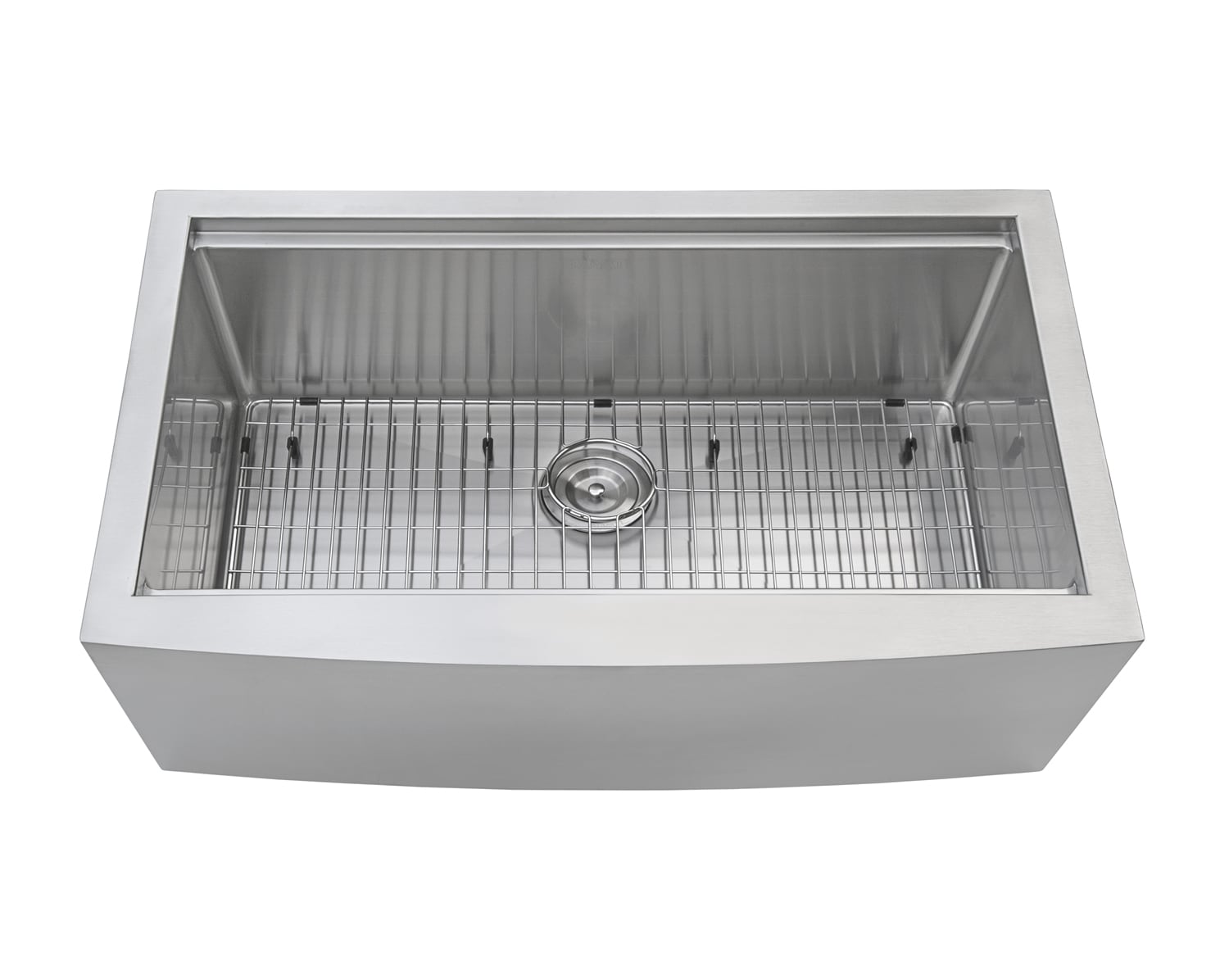 Ruvati Verona Farmhouse Apron Front 27-in x 22-in Stainless Steel Single  Bowl Workstation Kitchen Sink in the Kitchen Sinks department at