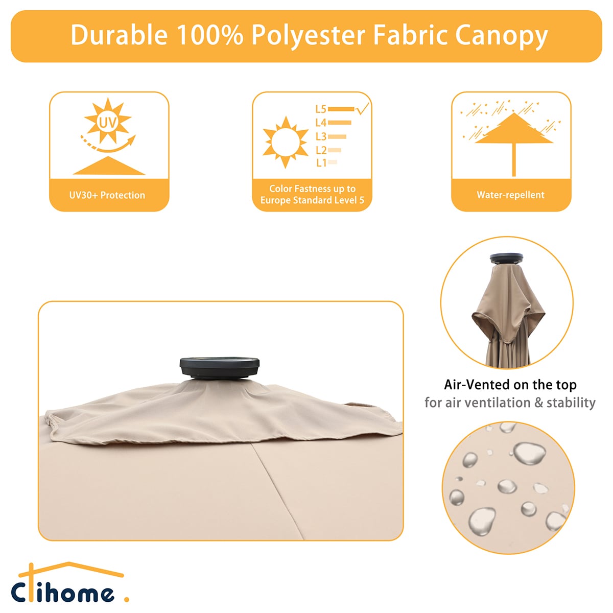 Clihome CLI-21ED37-2-SD Umbrellas-2 - View #7