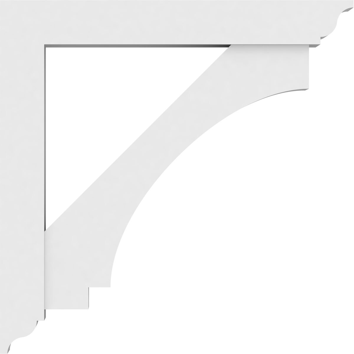 Ekena Millwork BKTP03X24X24IMP01 Exterior-Brackets-Braces - View #3