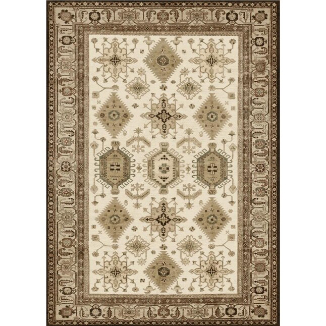 Taupe Border Oriental Area Rug, How To Clean My Ruggable Rug