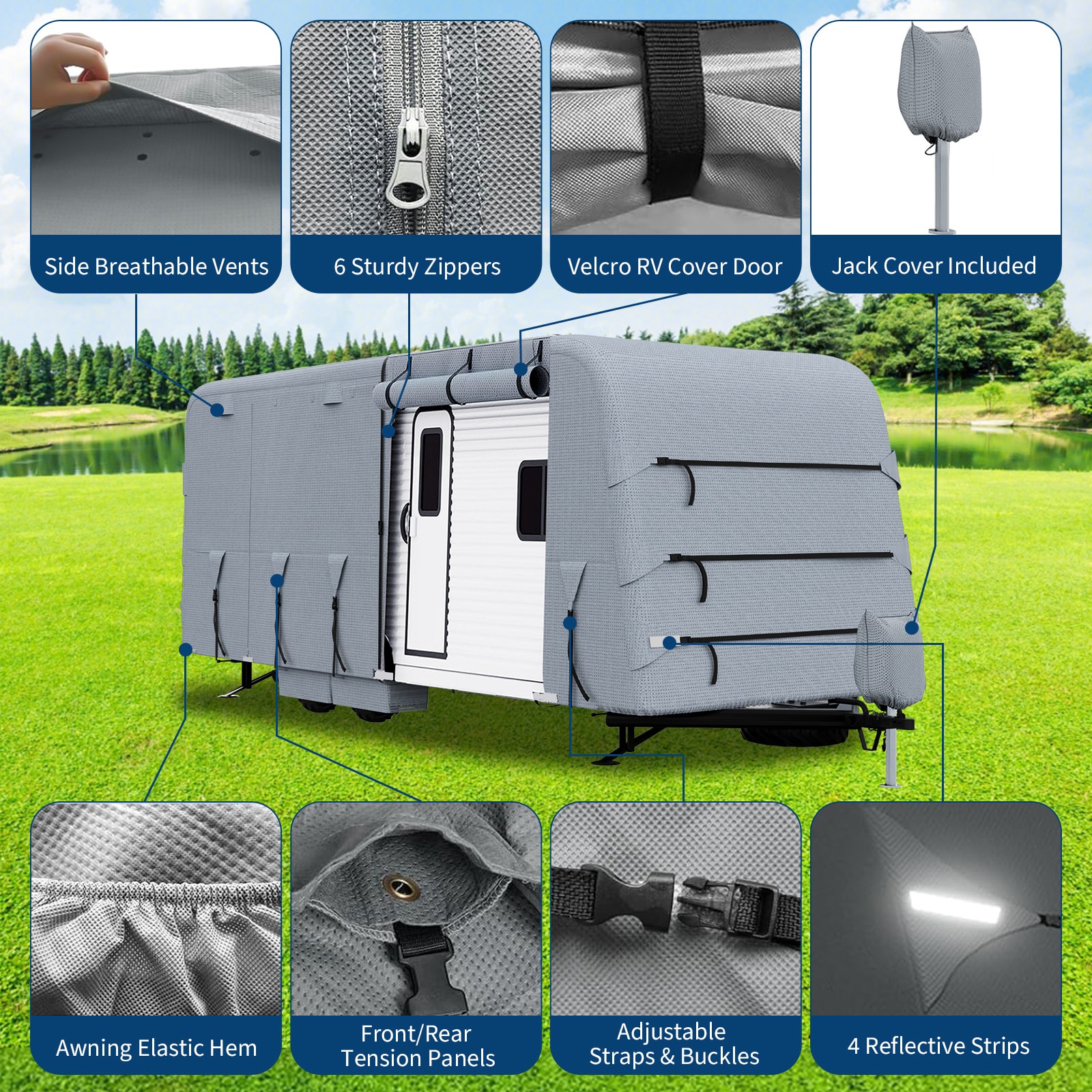 DEXSO CHU-NP-LIZ4DE1NF0W Universal-Car-Covers - View #5