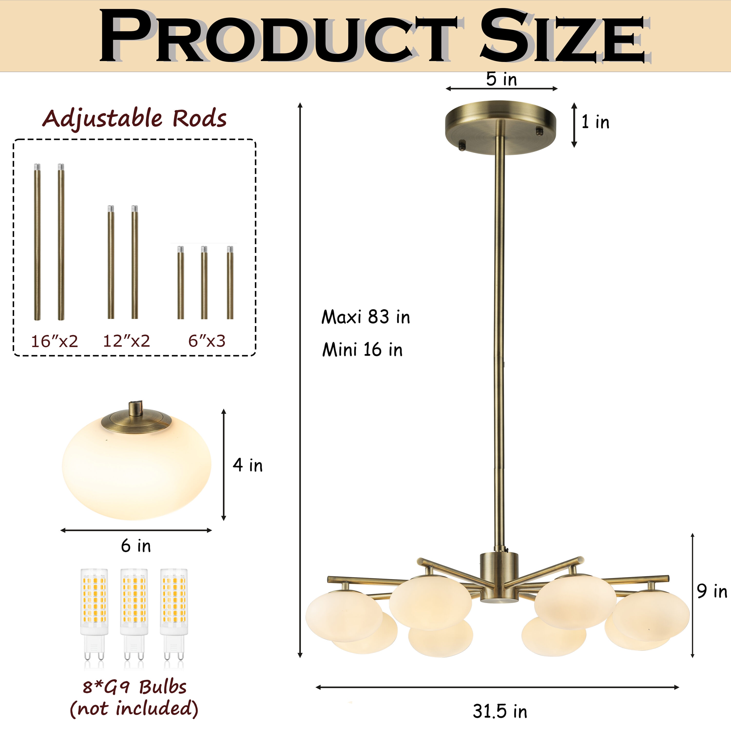 AloaDecor Lighting L7202D8501A b090015 - View #3