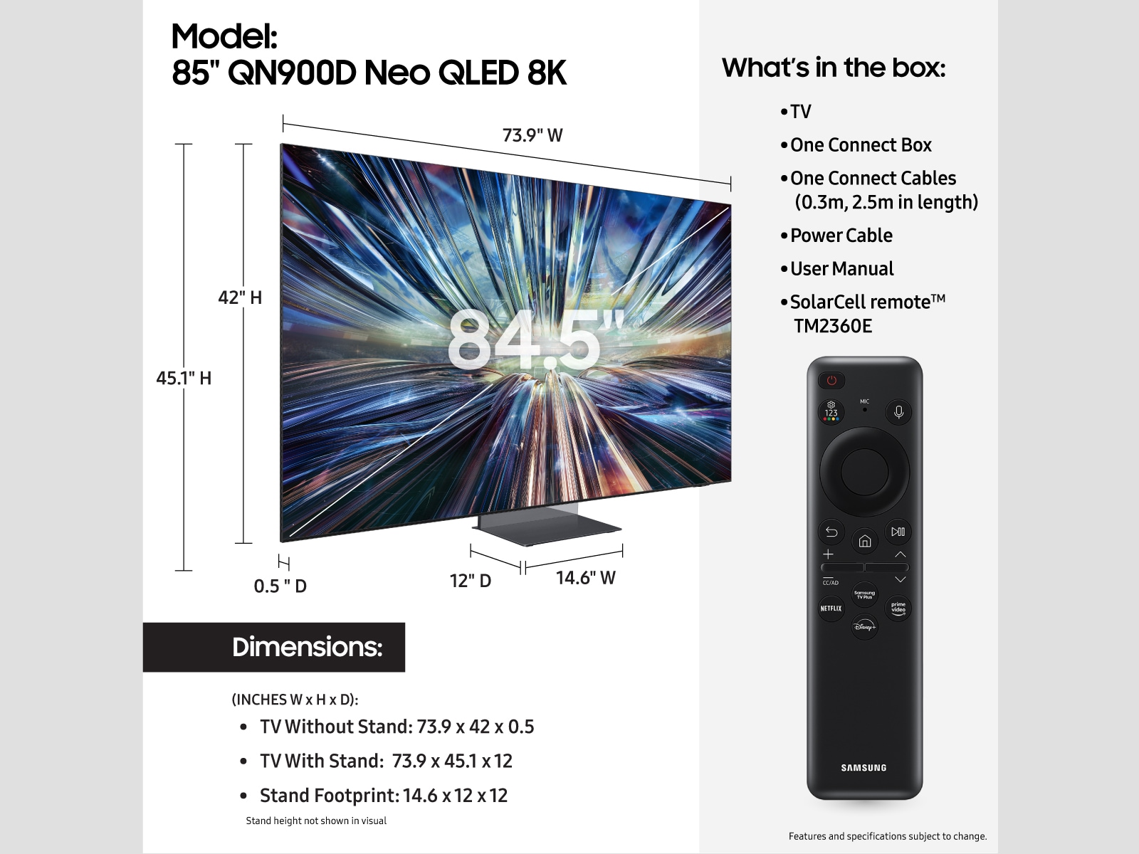 Samsung QN85QN900DFXZA tvs - View #5