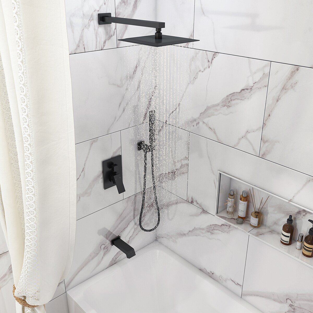 Mondawe AM-S008AC-10MB Showerhead-Bar-Panels - View #3