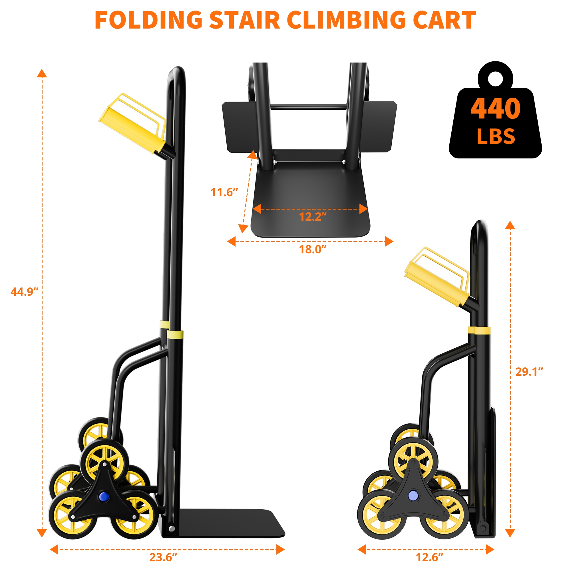 GarveeLife BM51TOMTIFCU4S Hand-Truck-Dollies - View #4