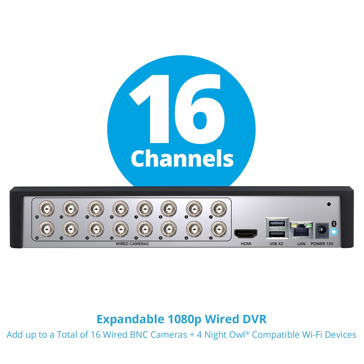 night owl 16 channel dvr only