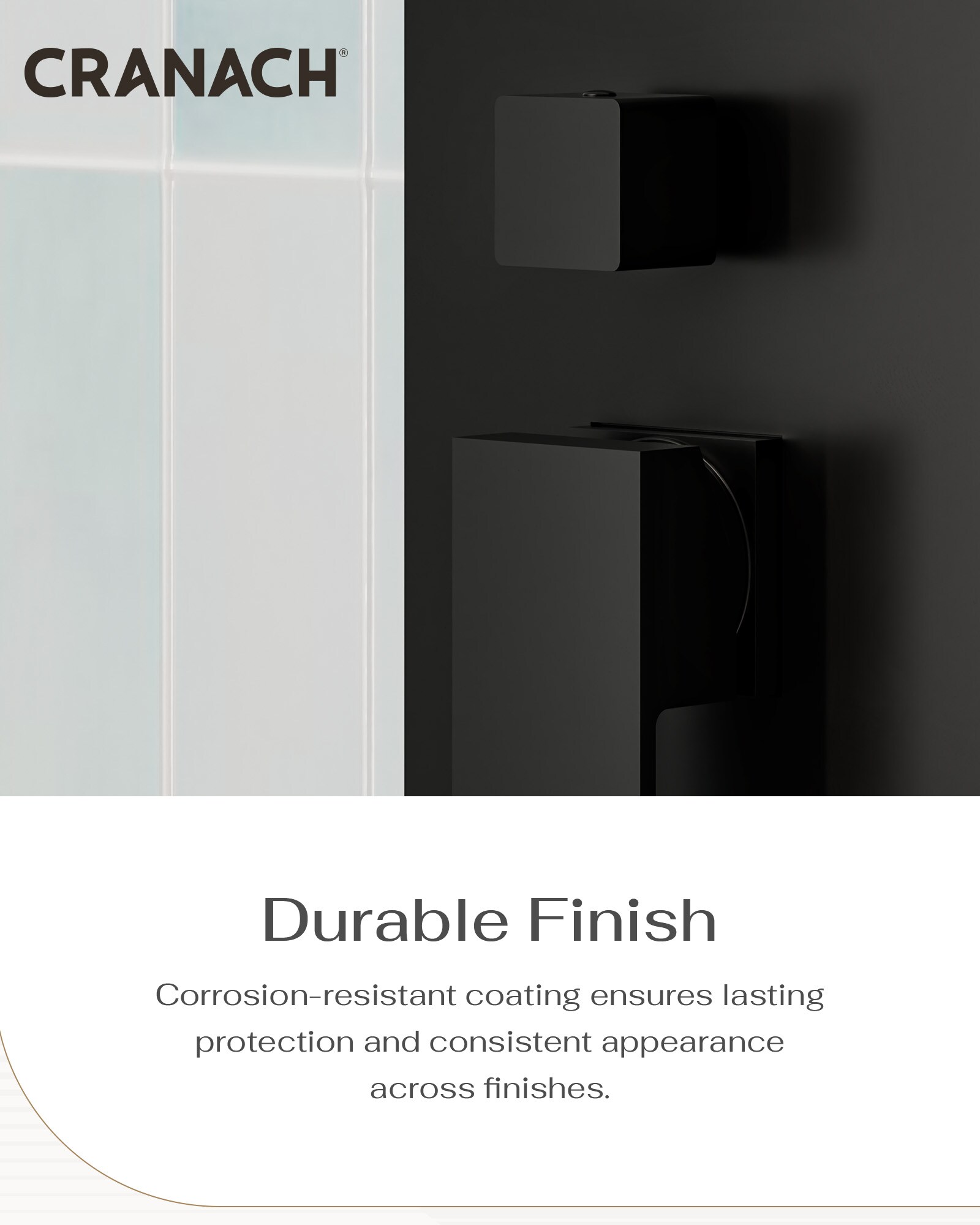 CRANACH C04.CR02.MB Showerhead-Bar-Panels - View #9