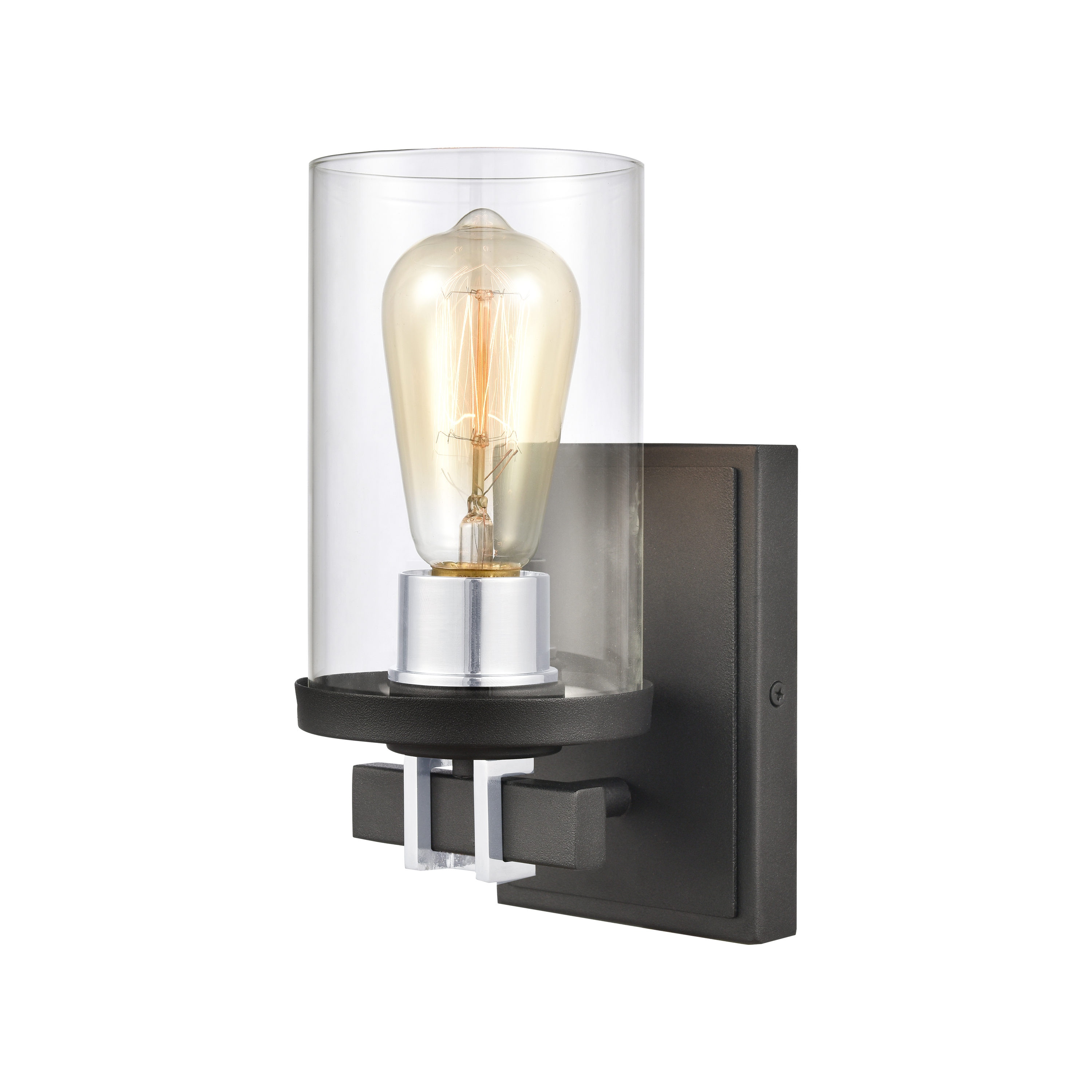 Westmore by ELK Lighting LWVL-220308164 HollywoodBlvd 4.25-in 1-Light Charcoal LED Transitional Vanity Light