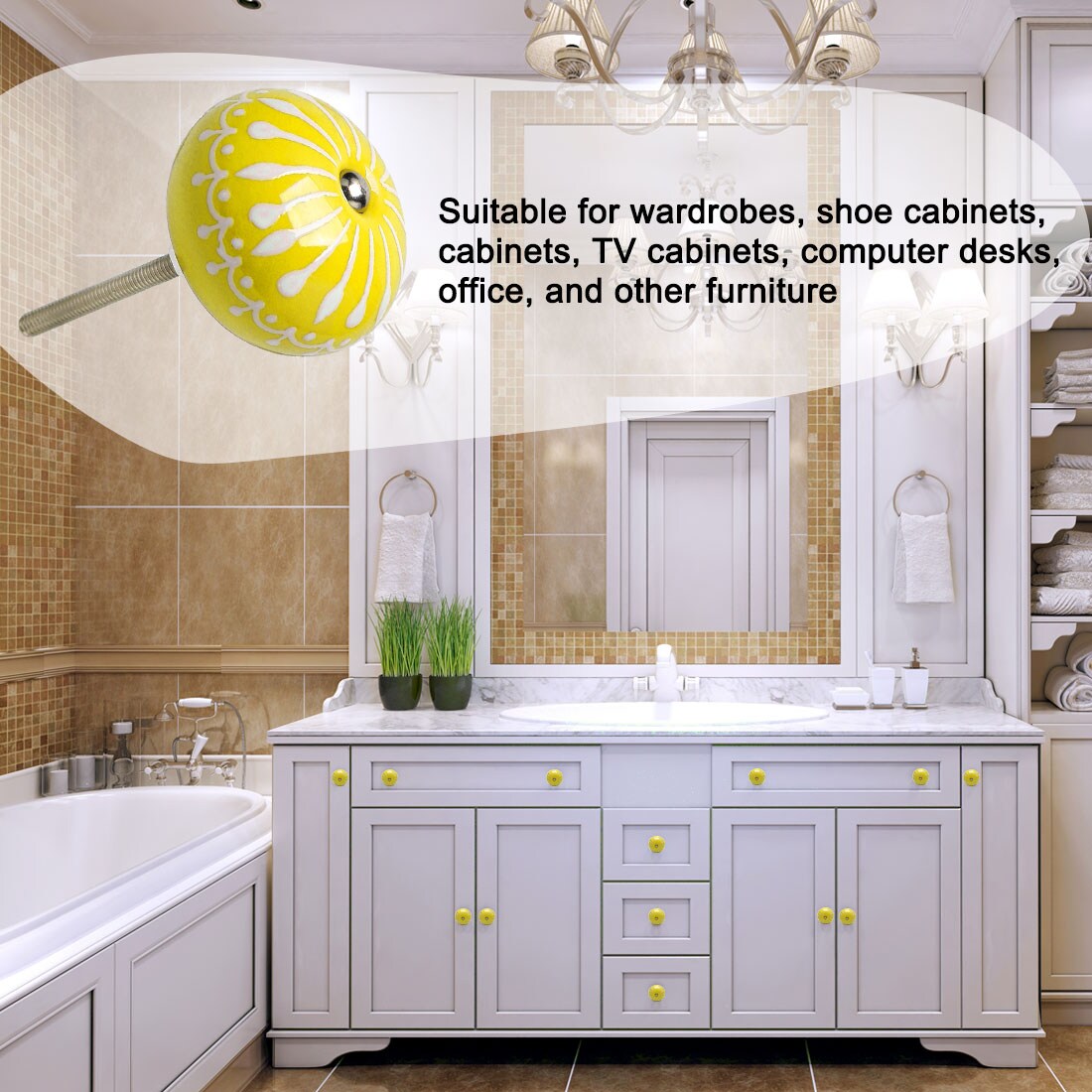 Unique Bargains S25093000UX4512 Cabinet-Knobs - View #6