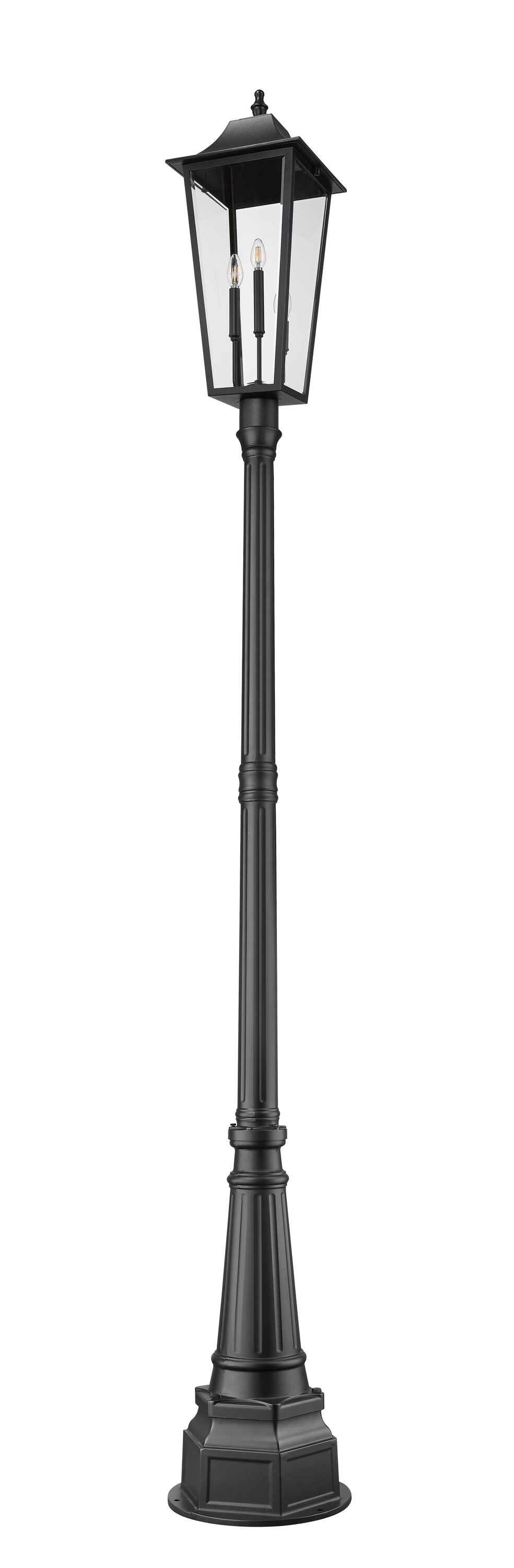 Z-Lite 5008PHXLR-564P-BK Complete-Post-Lights - View #7