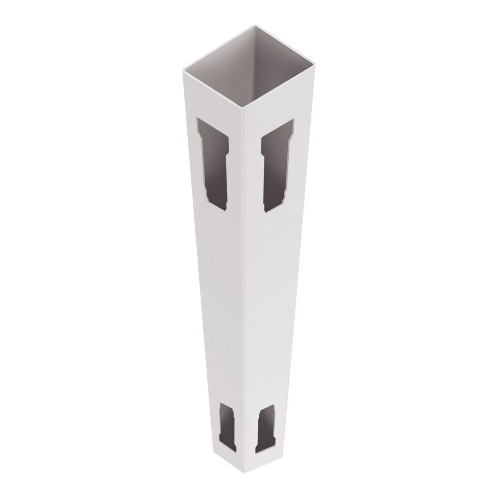 Freedom 73056693 9-ft H x 5-in W White Privacy Vinyl Corner Fence post (Assembled)