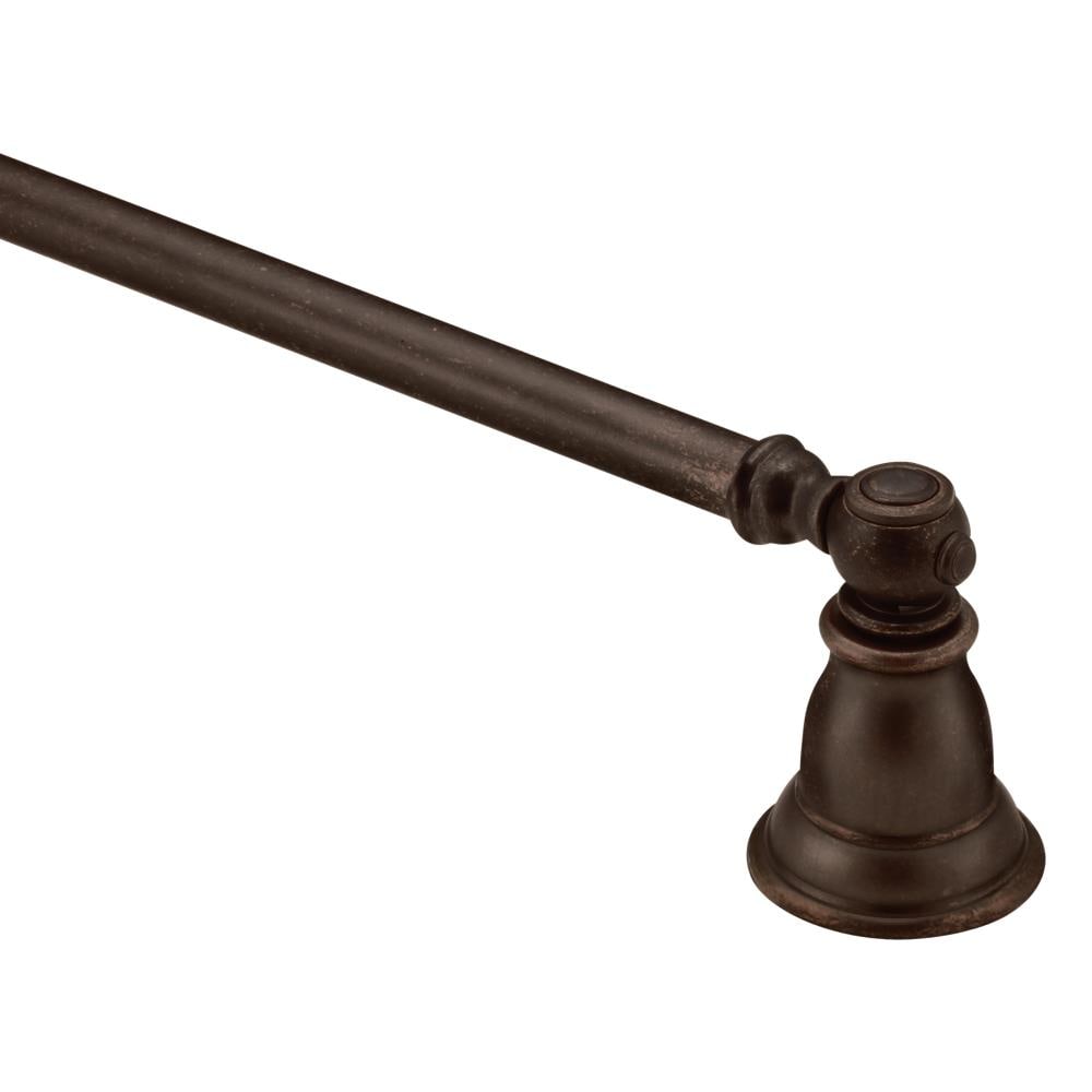 Moen YB5424ORB Kingsley 24-in Oil Rubbed Bronze Wall mount Single Towel Bar