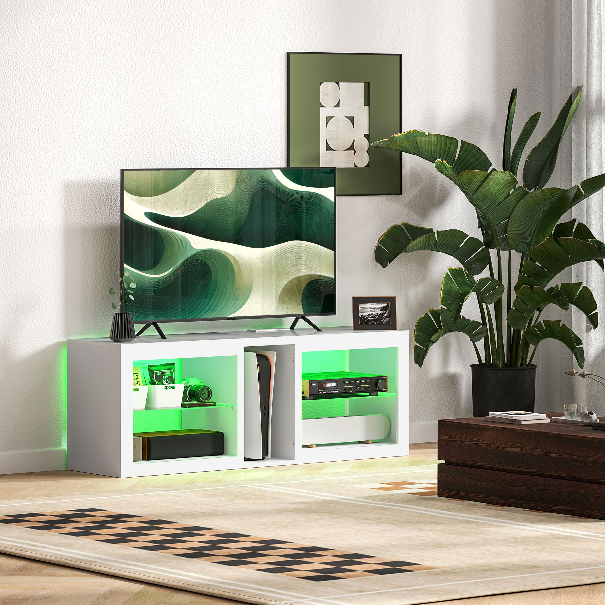 HomCom 83B-158V80WT Tv-Stands - View #4