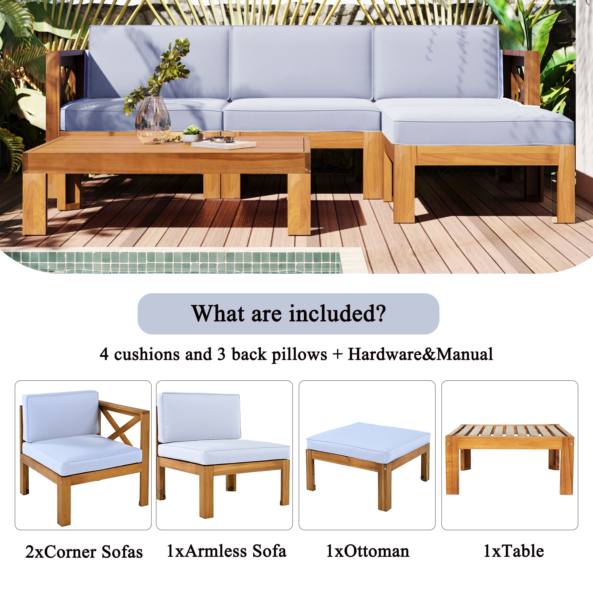 Xspracer ML-SP42E Patio-Conversation-Sets - View #7