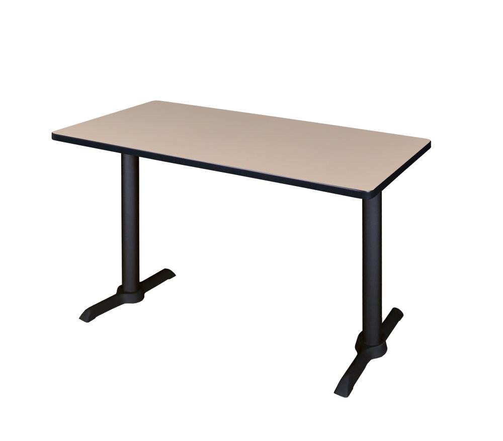 Regency MTRCT4824BE Training Off-white 4-Person Training Table (48-in W x 29-in H)