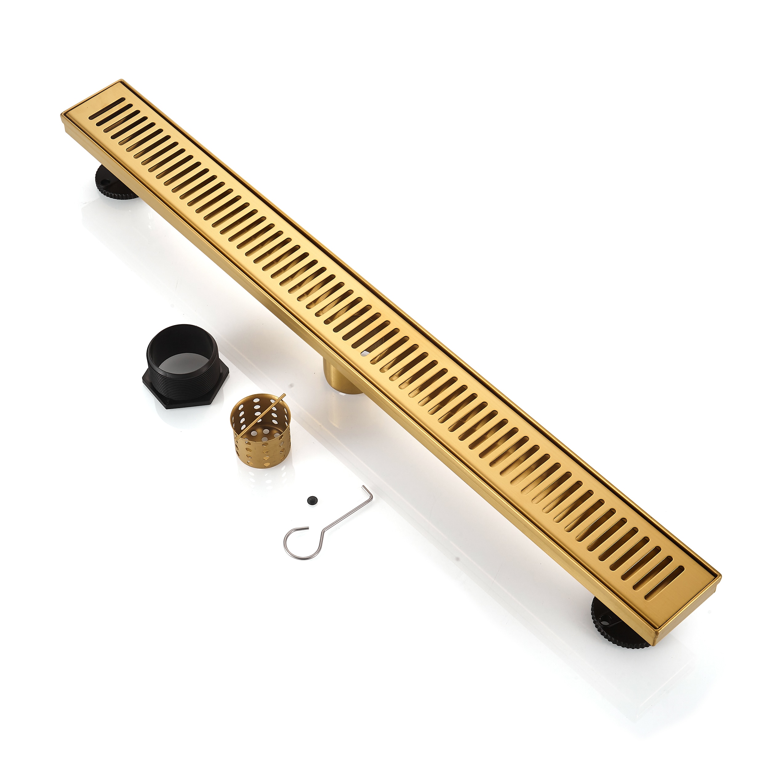 BOANN BNLD28GD  304 2-in Gold Rectangle Stainless Steel General-purpose Drain