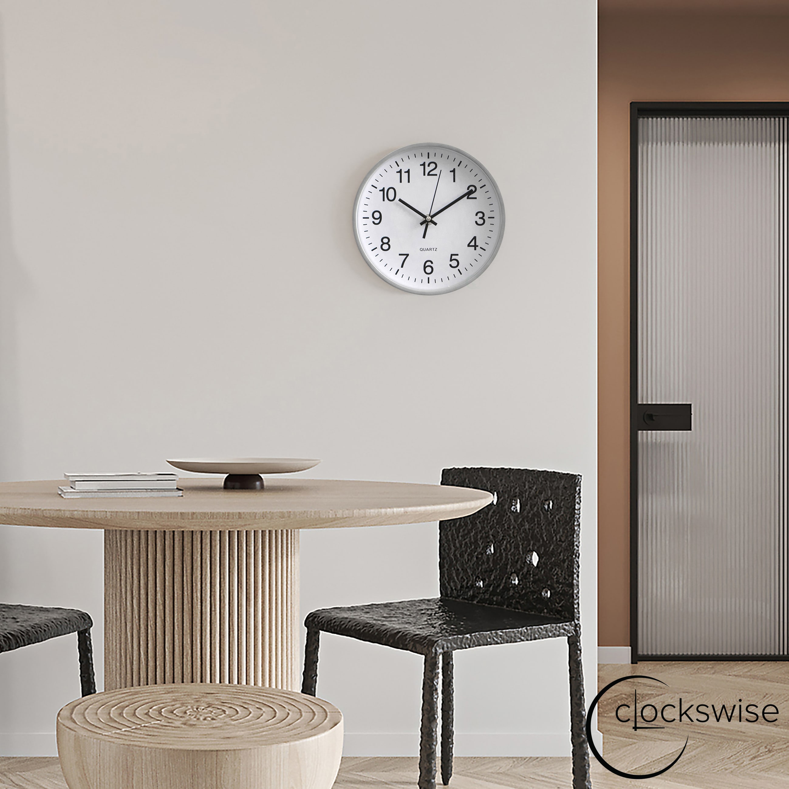 Clockswise QI004744.SI.8 Indoor-Outdoor-Clocks - View #4
