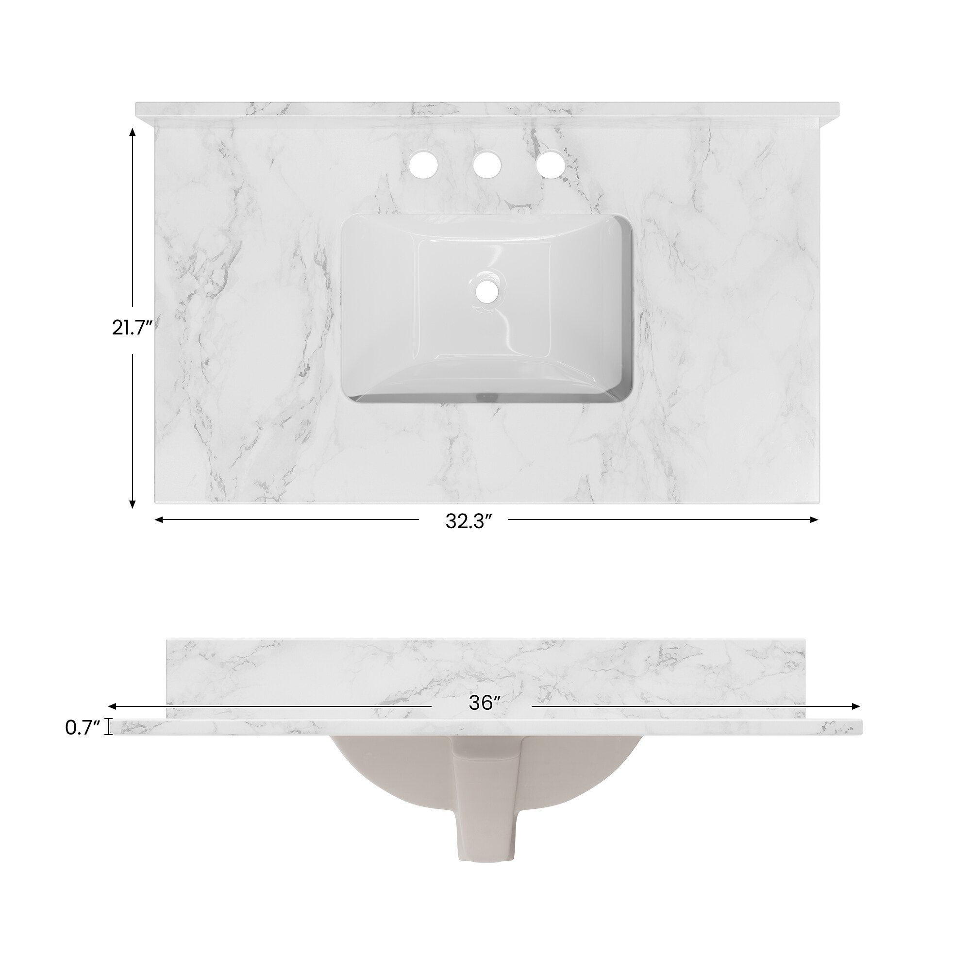 VOUA SAF-XNELD3-GY Bath-Vanity-Combo - View #10