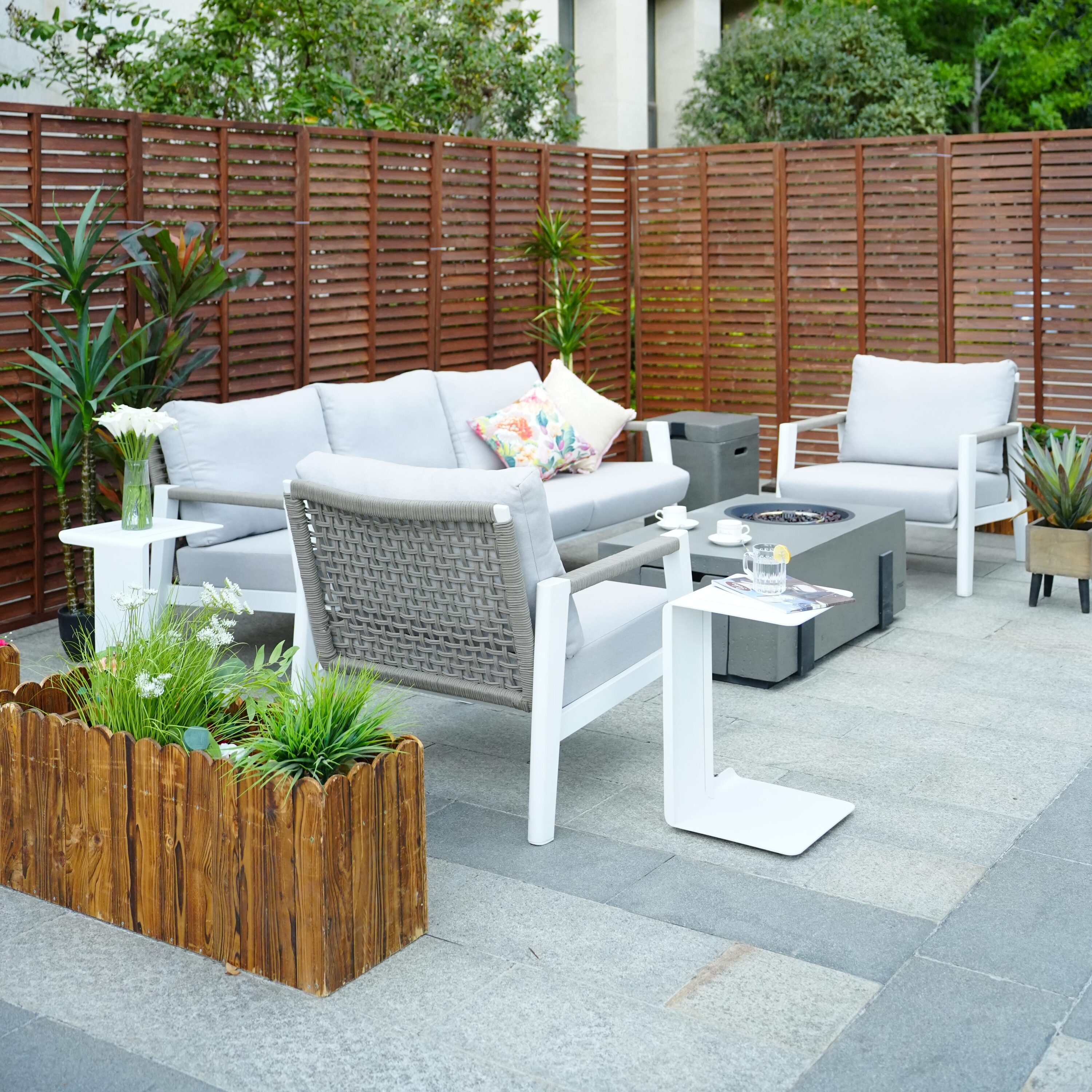 Direct Wicker DWG-2322W&2355G Patio-Conversation-Sets - View #8