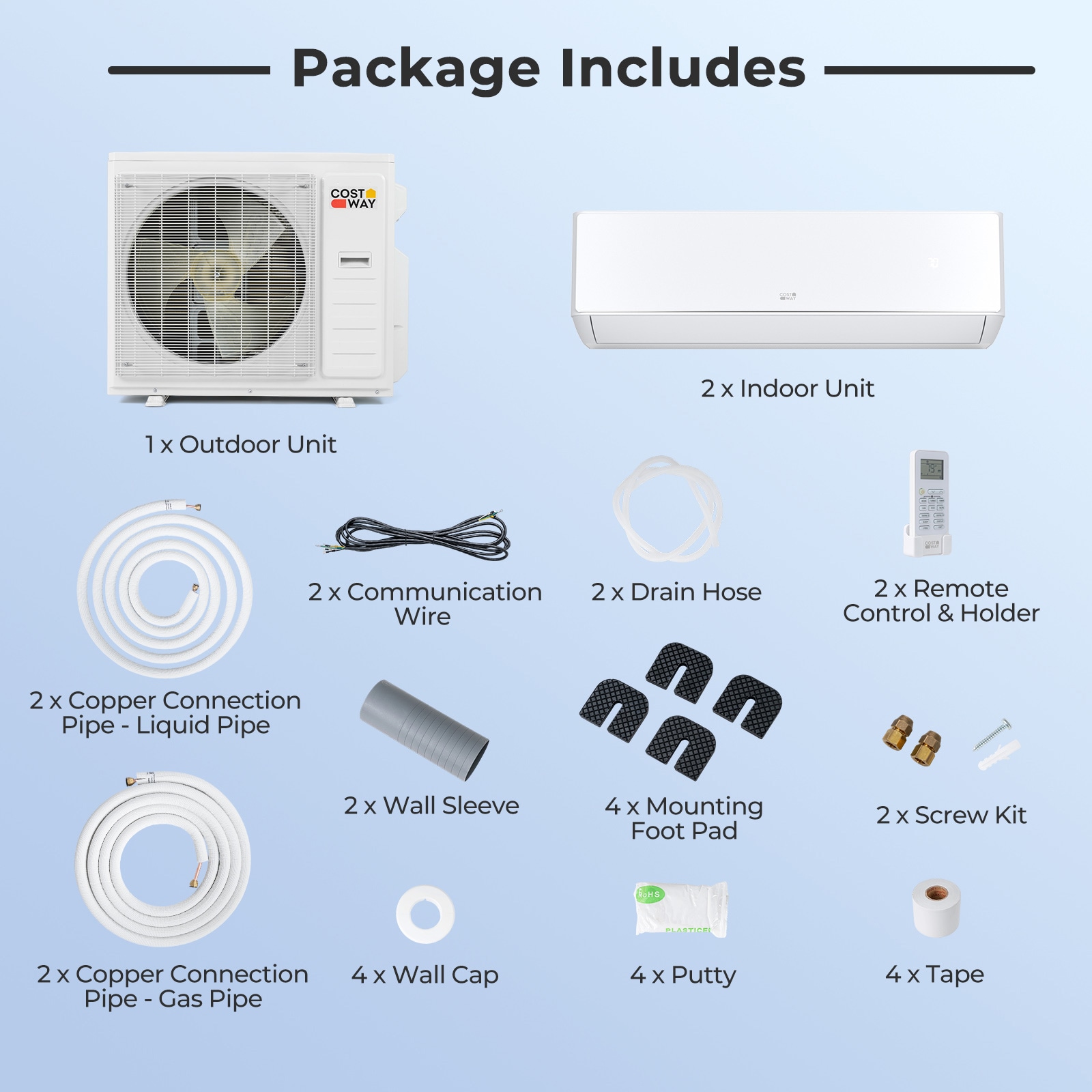 Costway CSHY006509 Ductless-Mini-Splits - View #10