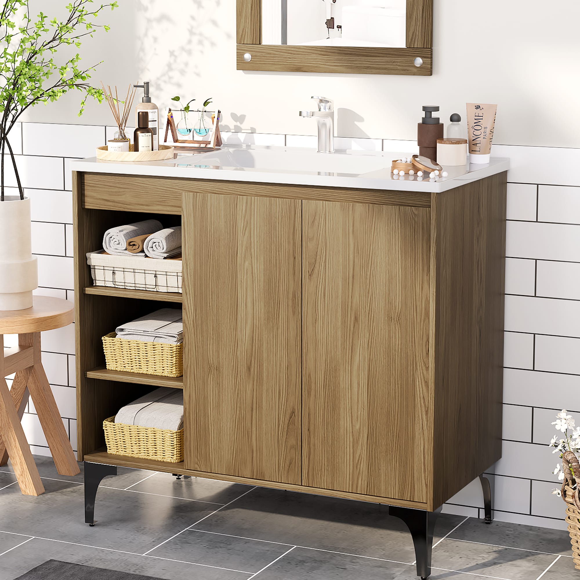 JEAREY JE-DNXXY-YW Bath-Vanity-Combo - View #2