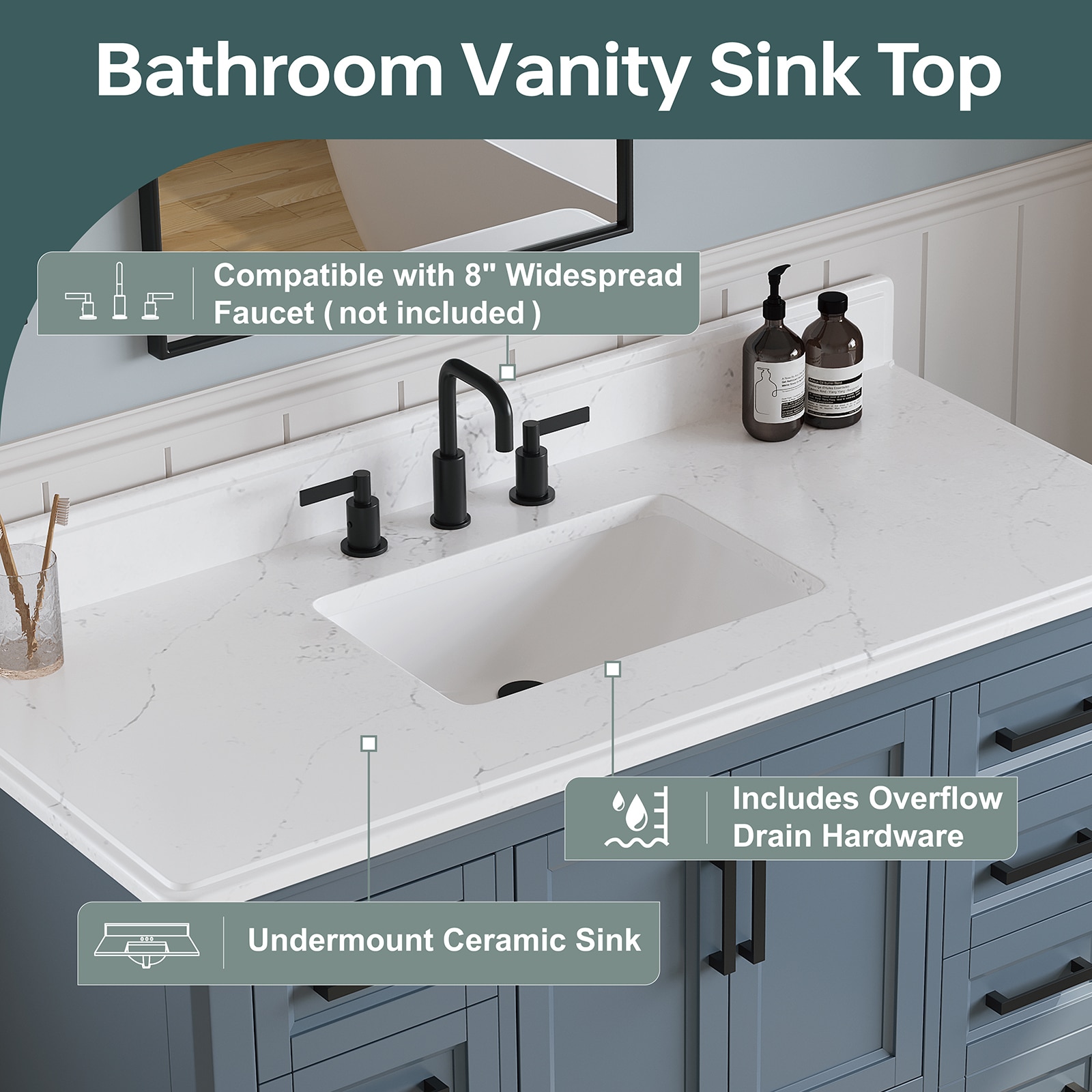 DELUXE LIVING V0032 Bath-Vanity-Combo - View #7