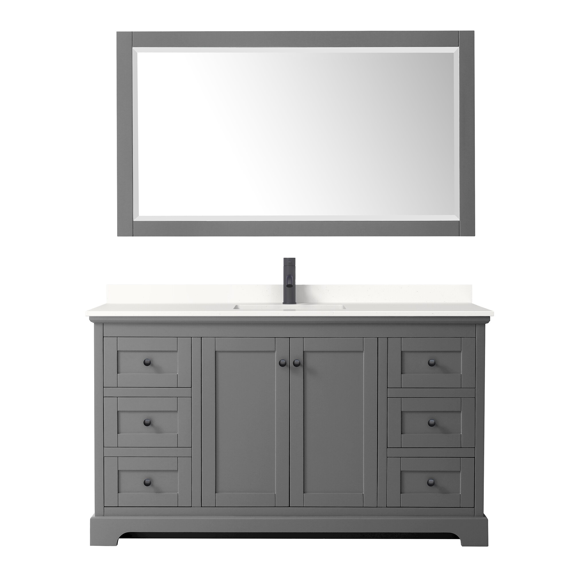 Wyndham Collection WCV232360SGBWQUNSM58 Bath-Vanity-Combo - View #2