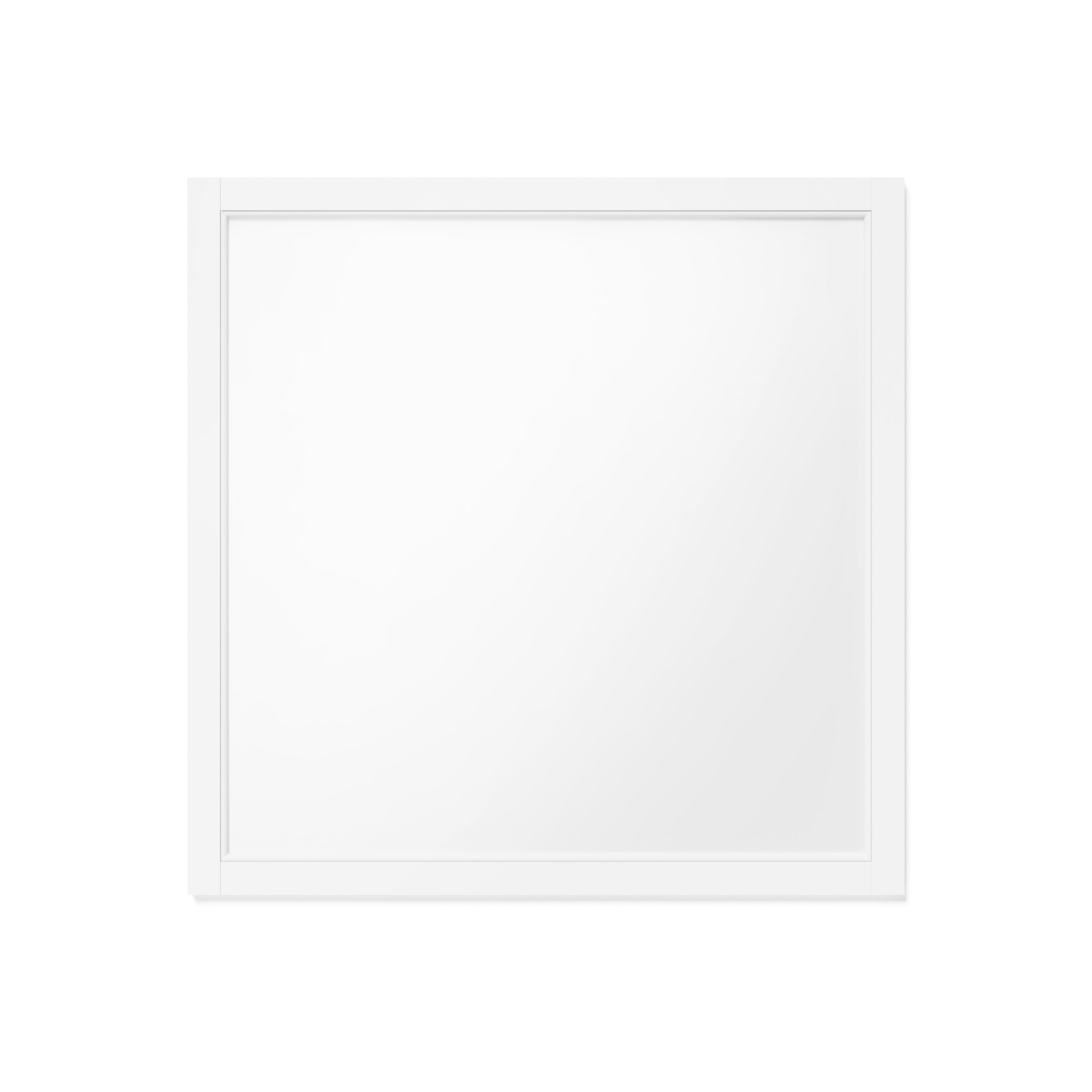 allen + roth Rigsby 32-in x 32-in Framed Square Bathroom Vanity Mirror ...