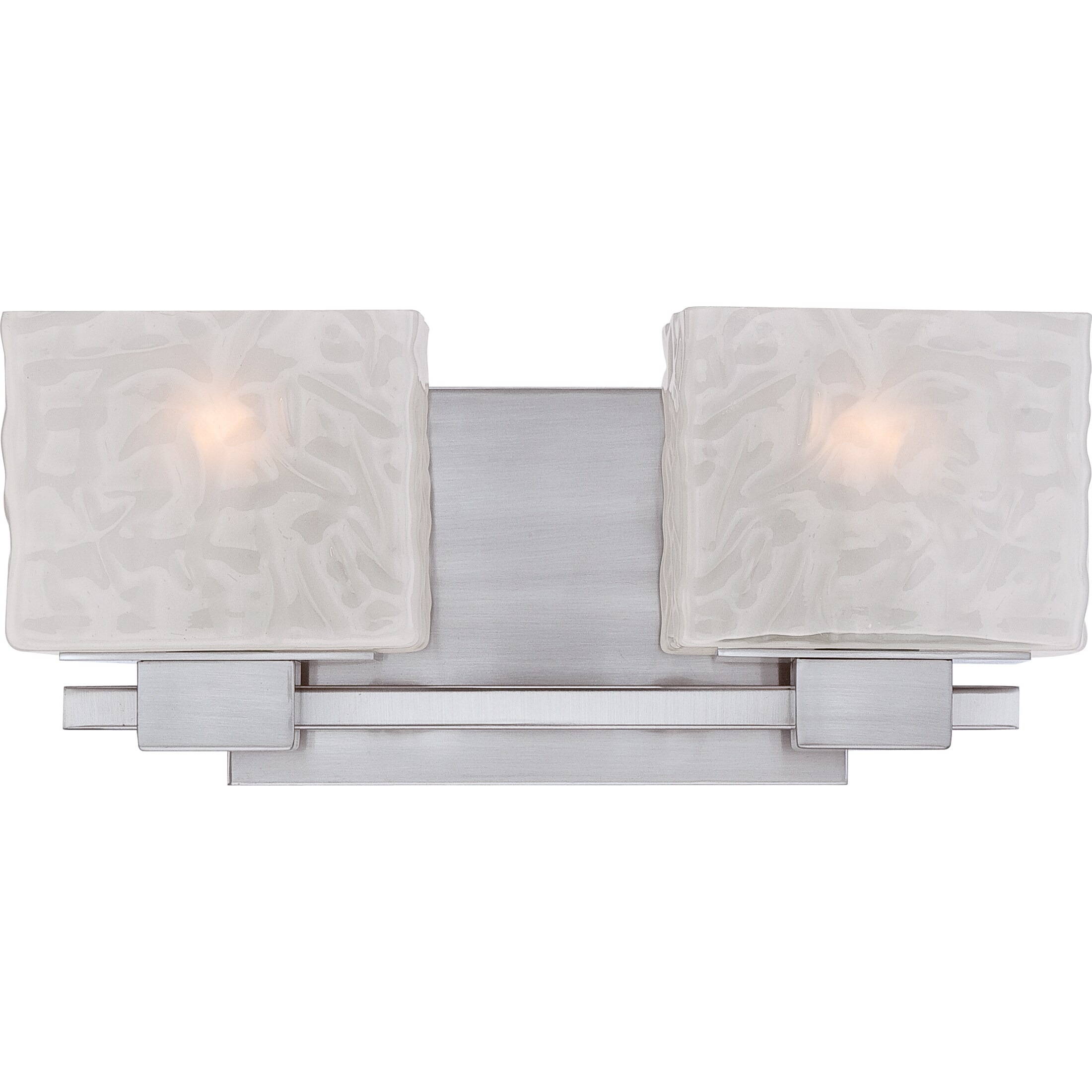 Quoizel MLD8602BN Melody 15-in 2-Light Brushed Nickel Modern/Contemporary Vanity Light