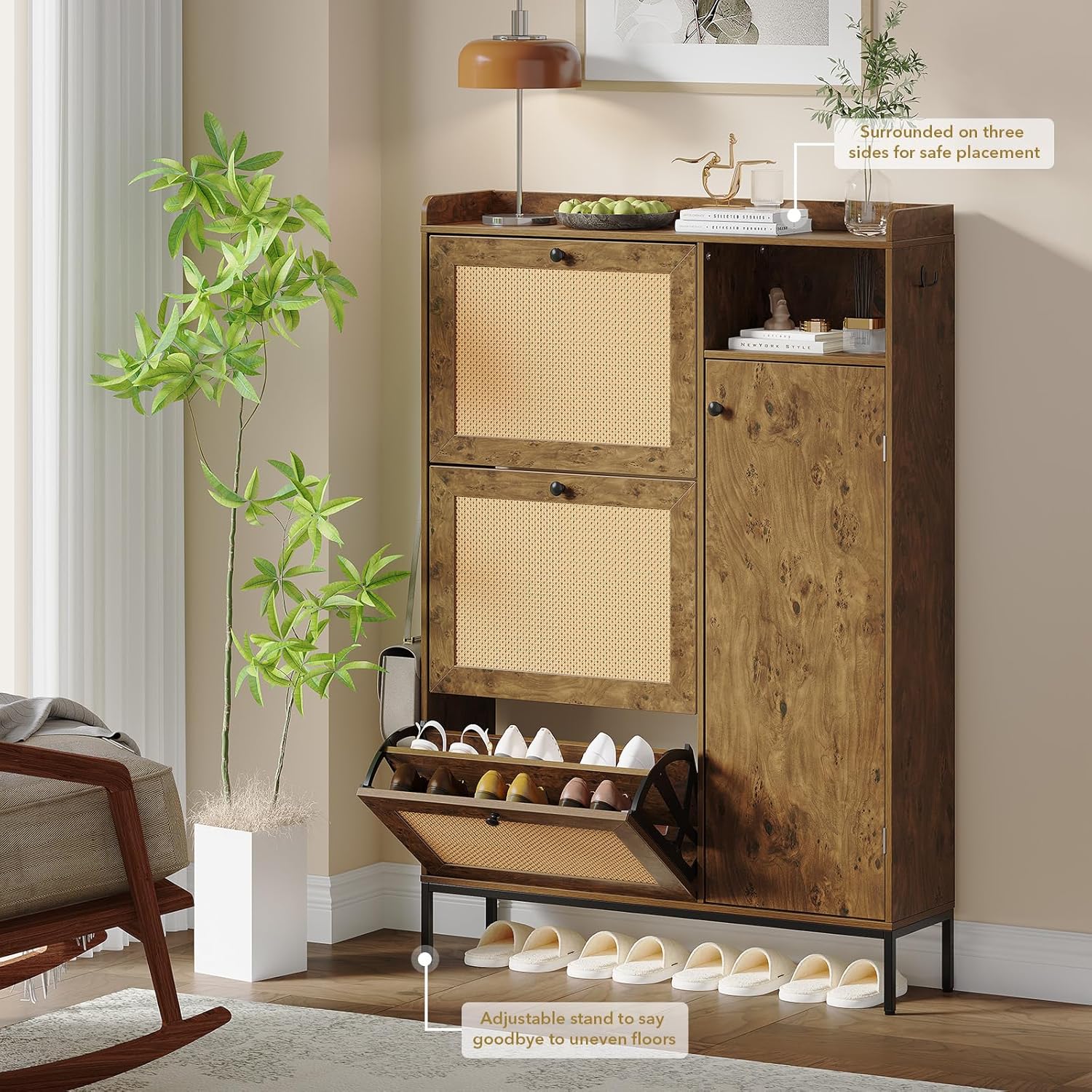 Qeetex LHF-DYQ-PHO-150WA7FY Shoe-Racks - View #3