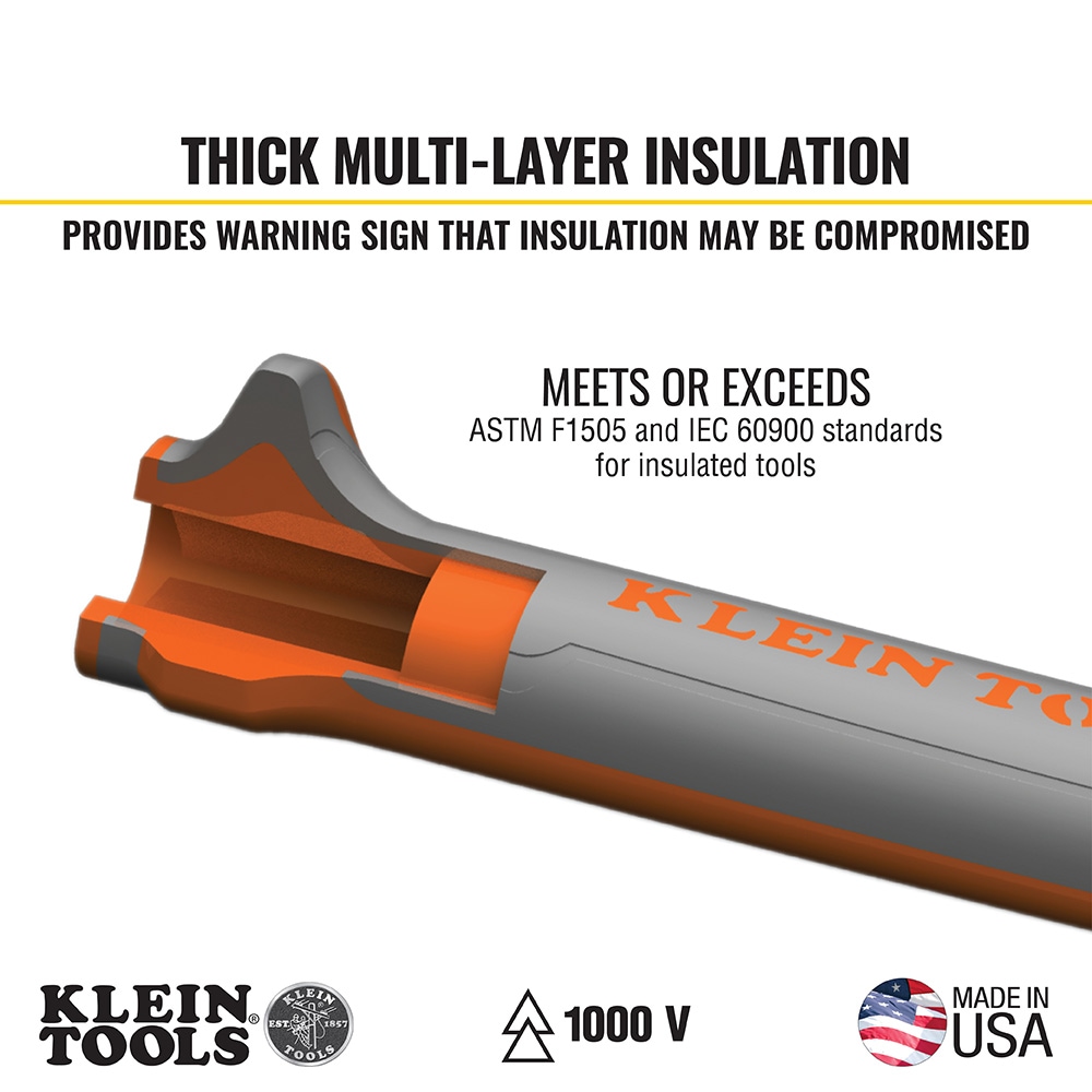 Klein Tools 2288RINS sidecutters - View #3