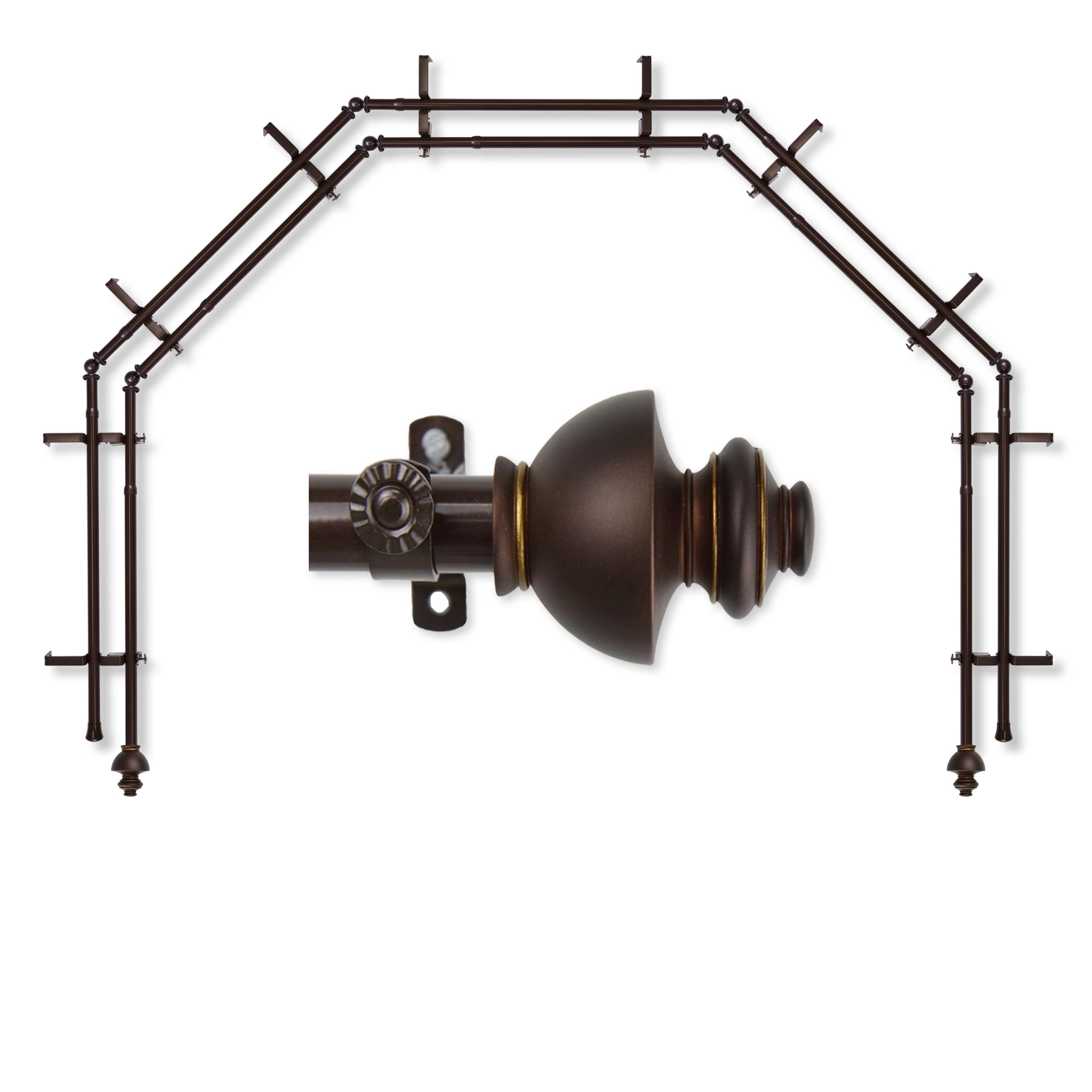 Hart & Harlow L-5BAY-04-7D Curtain-Rods - View #2