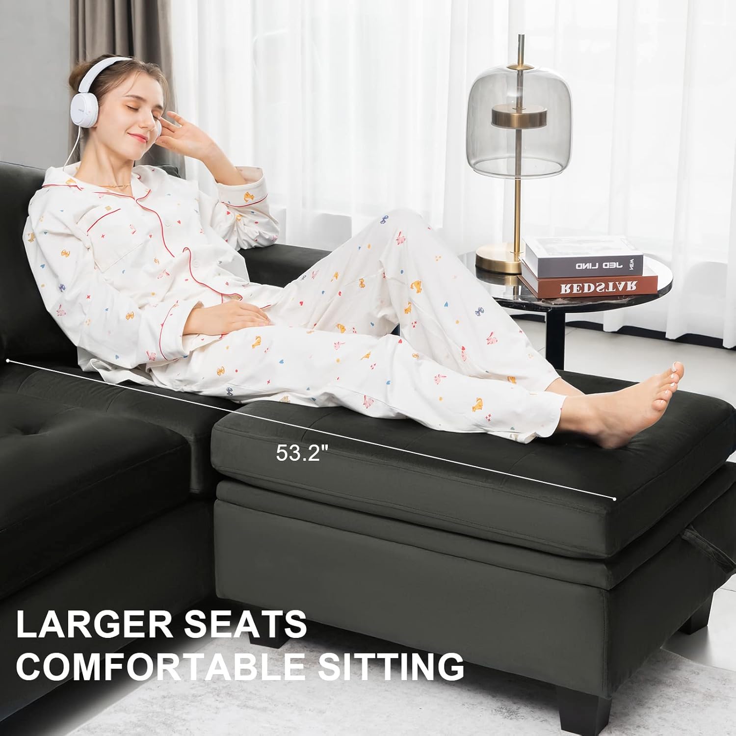 Belffin BF028-4L-GRAY futons - View #5