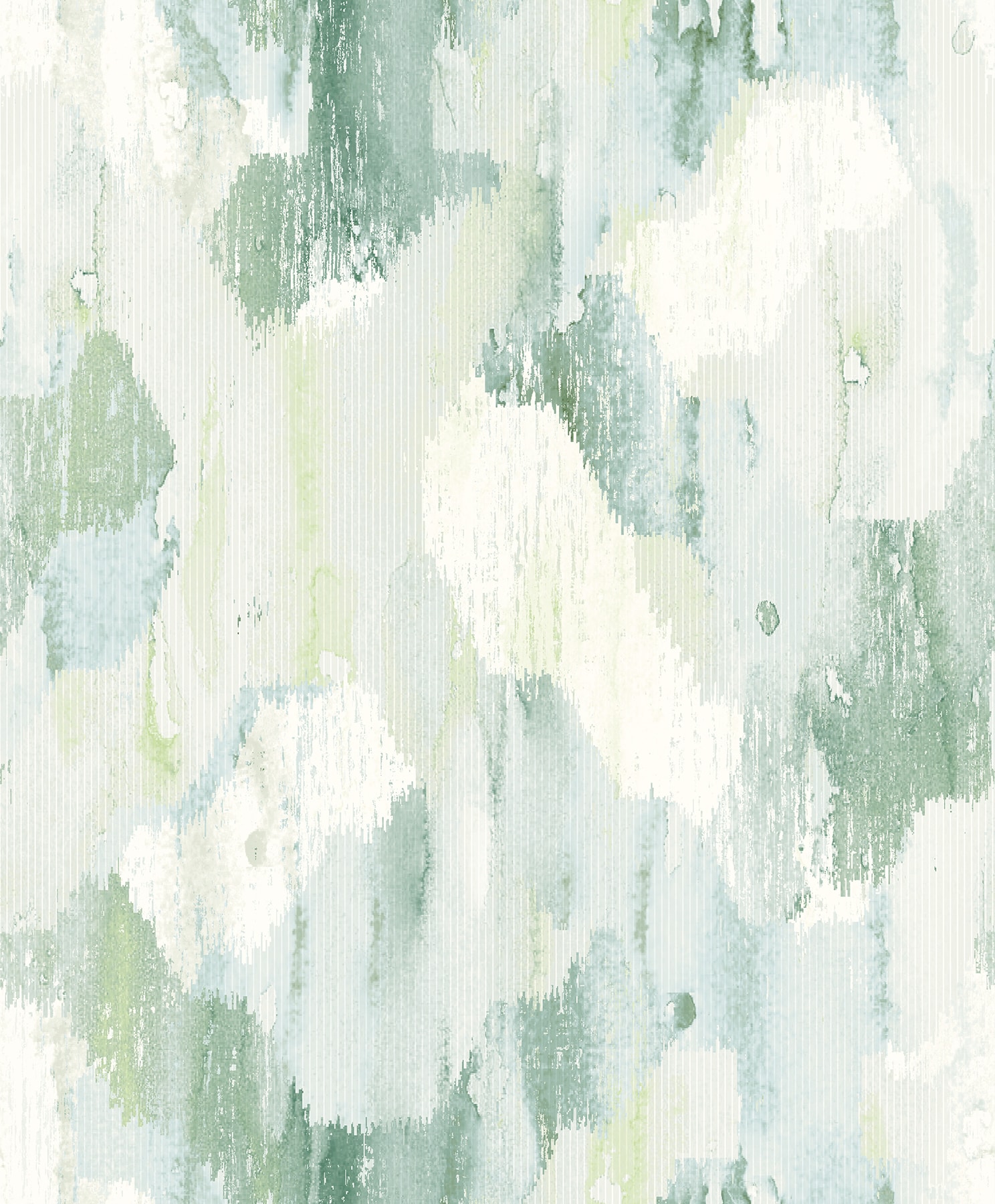 Mahi Green and White Abstract 3D Vinyl Wallpaper Roll