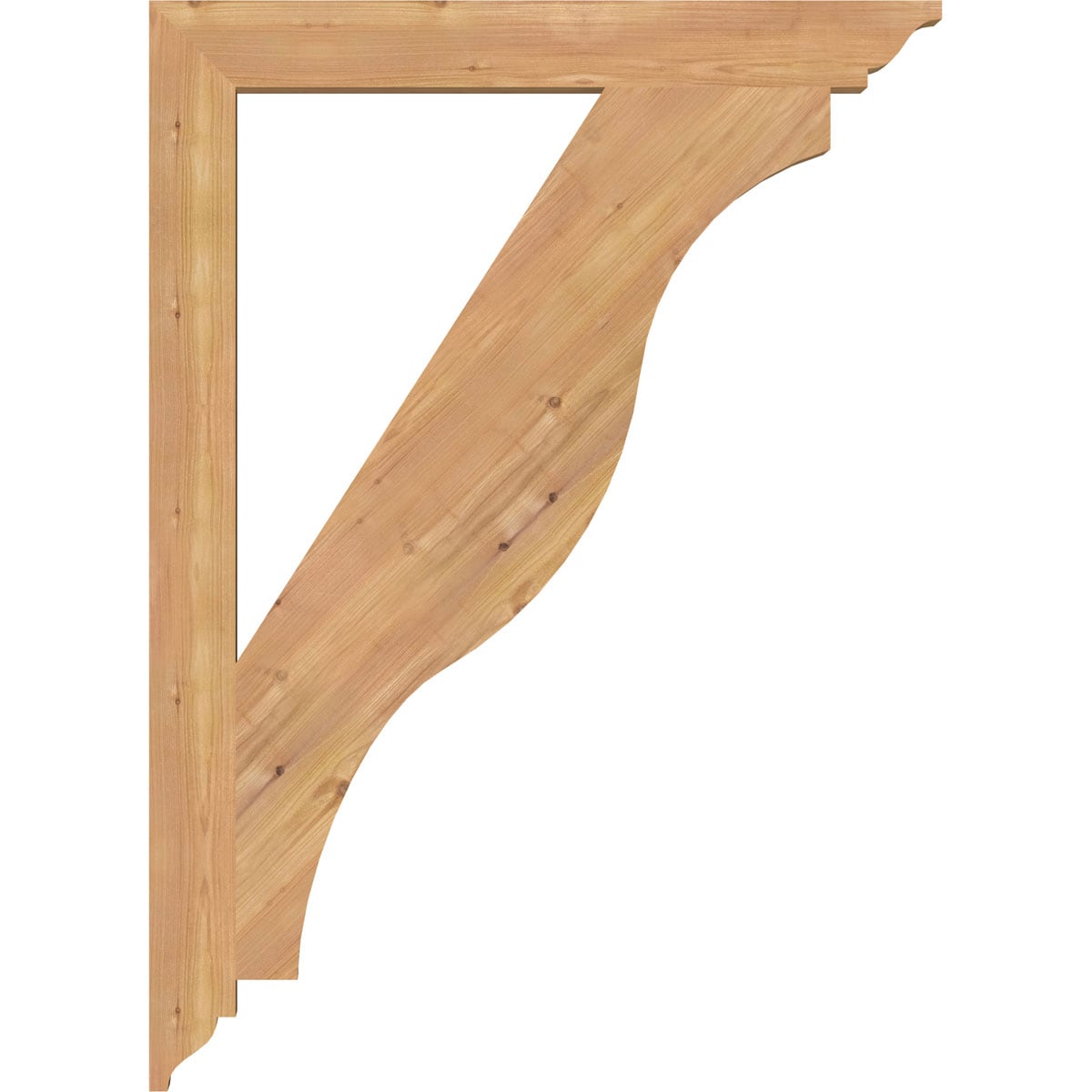 Ekena Millwork BKT04X32X44FST01SWR Exterior-Brackets-Braces - View #3