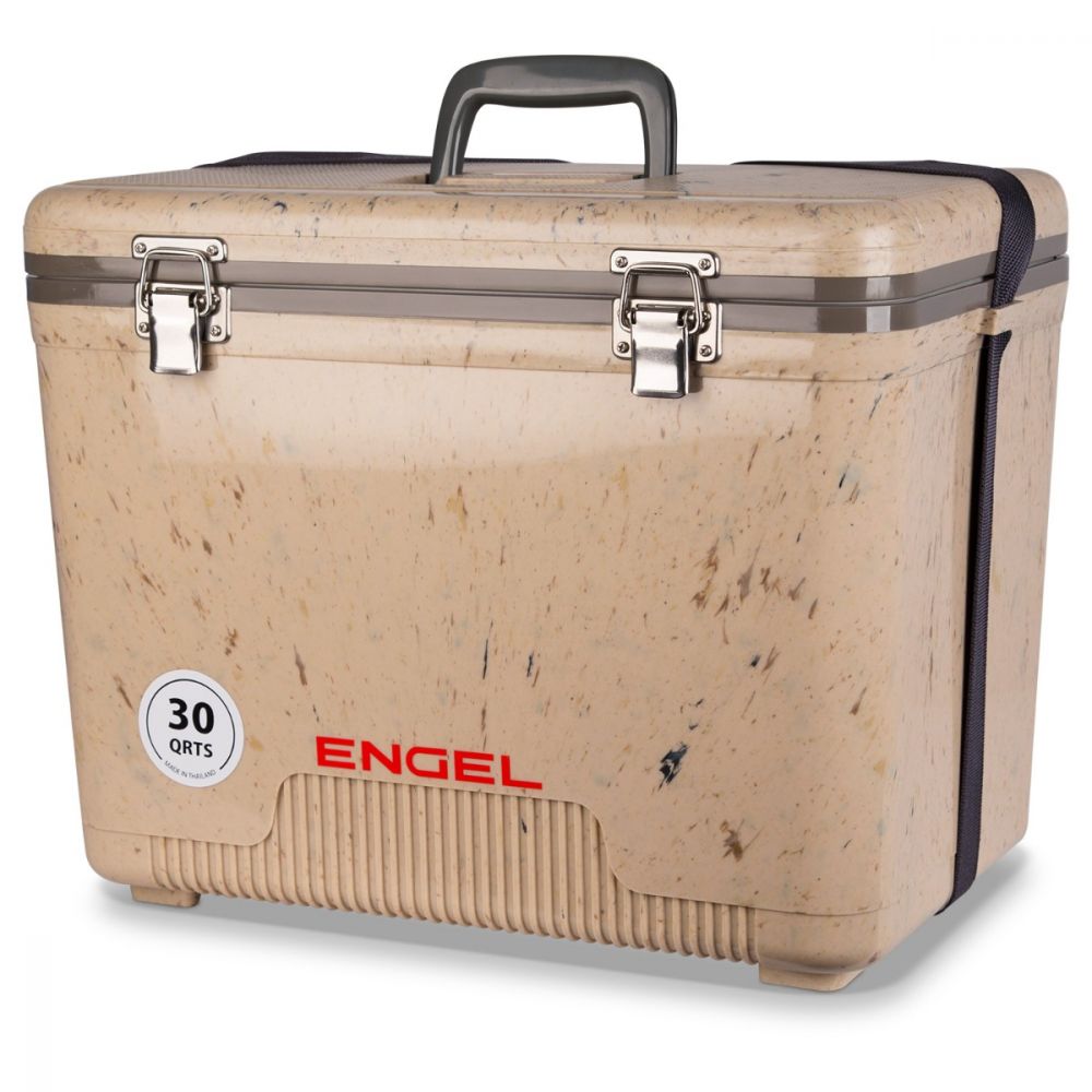Engel Coolers Engel Grassland Brown 30-Quart Insulated Chest Cooler at