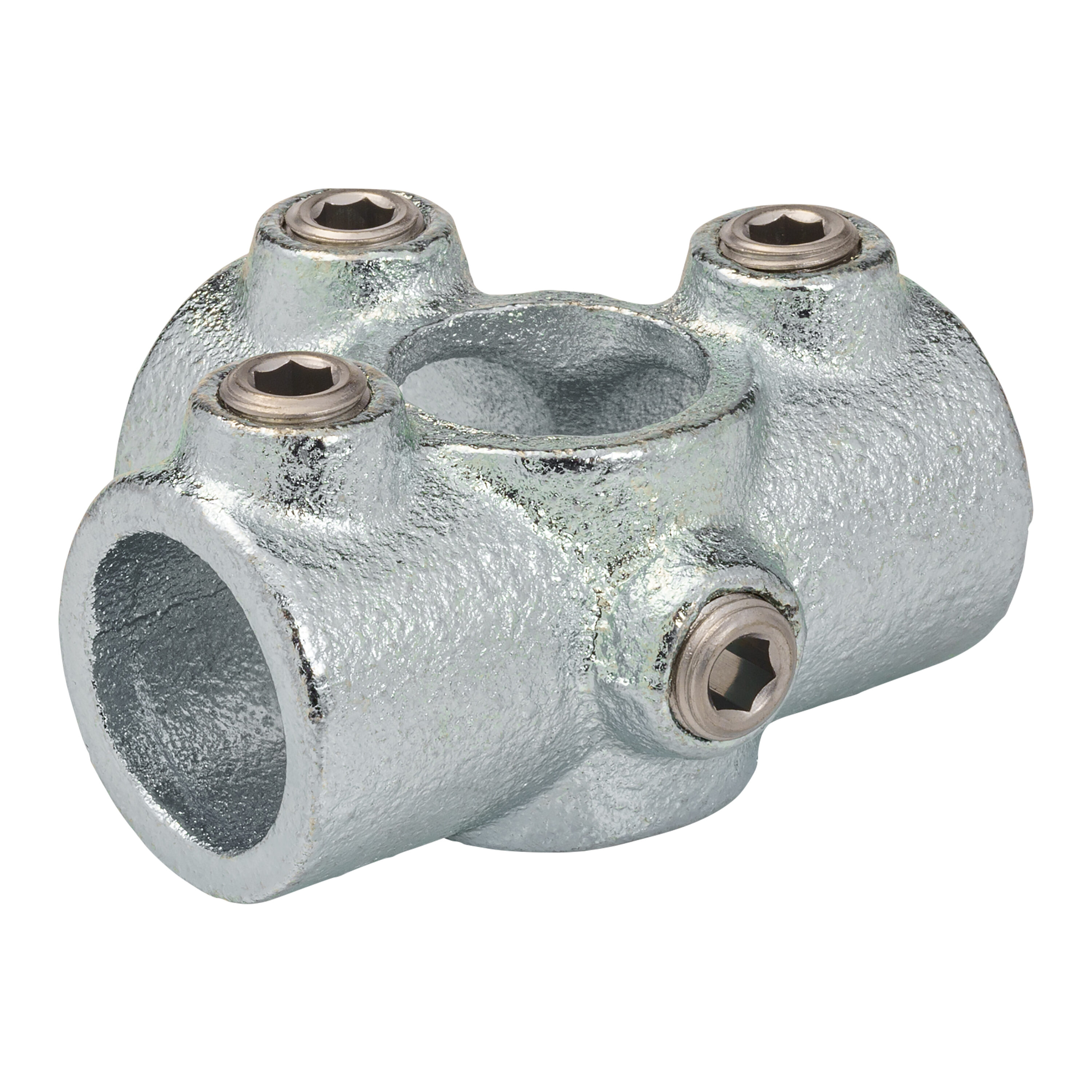 SteelTek 677-604HC 3/4-in Structural Galvanized 3 Socket Cross Tee