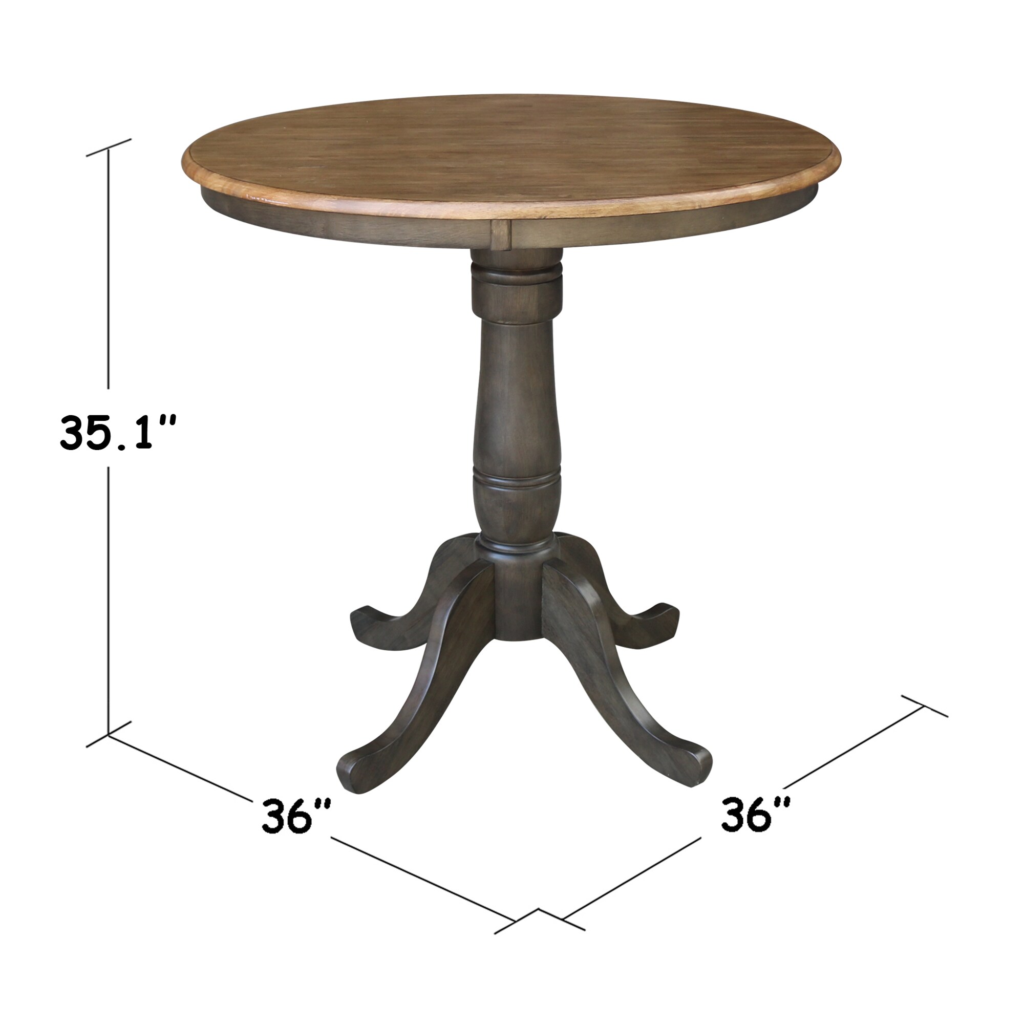 International Concepts K45-36RT-6B Dining-Tables - View #4