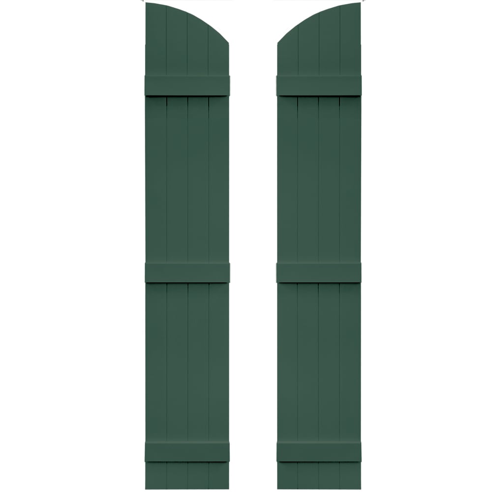 Vantage V5931481028 13.875-in W x 81-in H Forest Green Board and batten Exterior Shutters ( 1 -Pack )