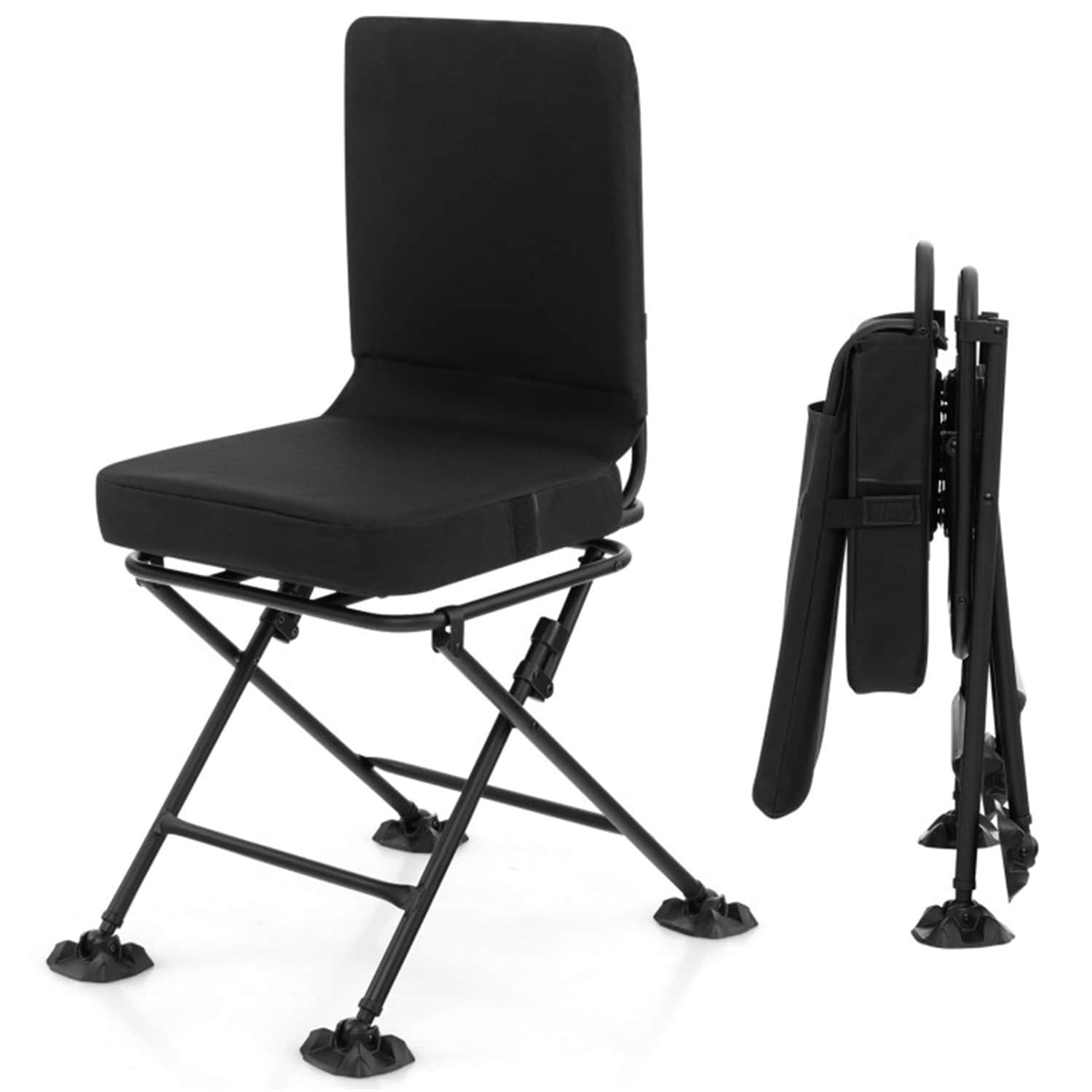 BABOOM BOM-10761DK-CO Polyester Black Folding Camping chair