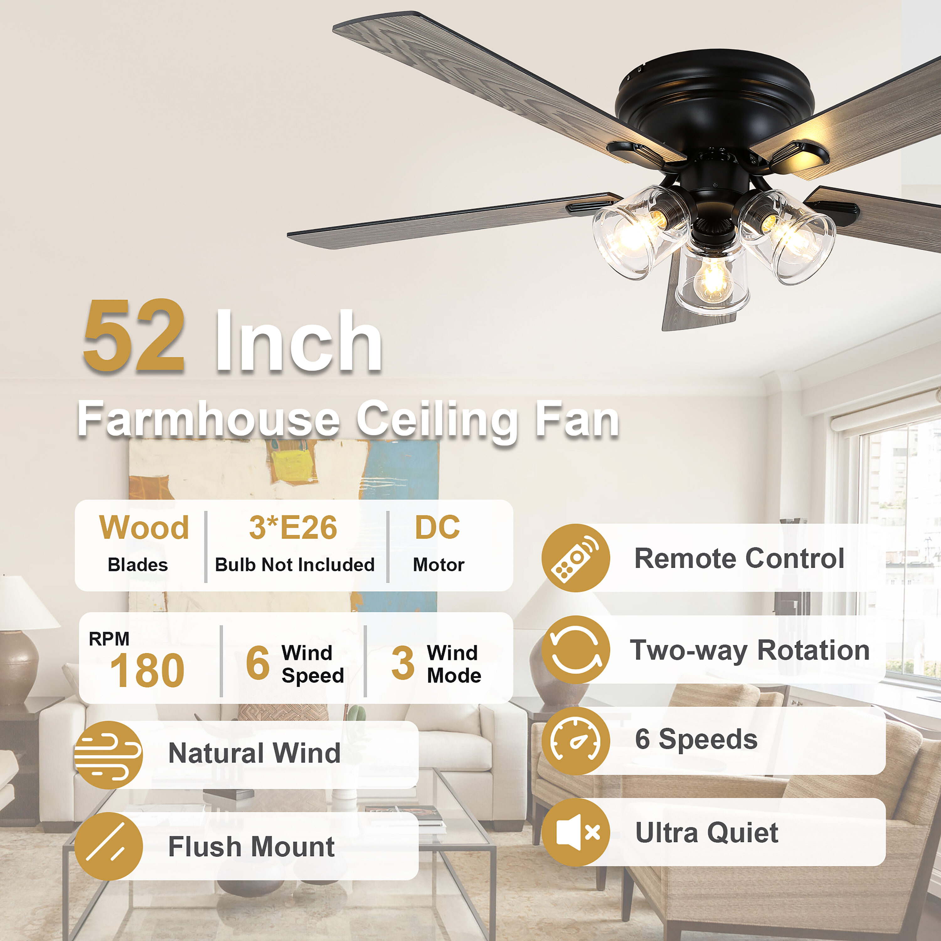 Cusp Barn CSGED5215V2 Ceiling-Fans - View #4