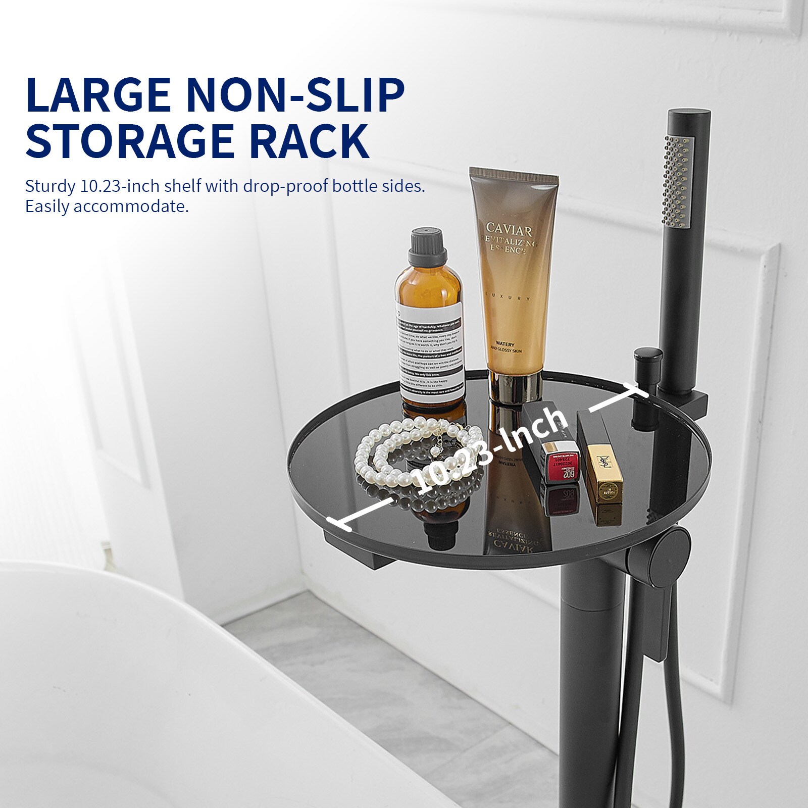 BWE C-7015-BLACK Roman-Tub-Faucets - View #3
