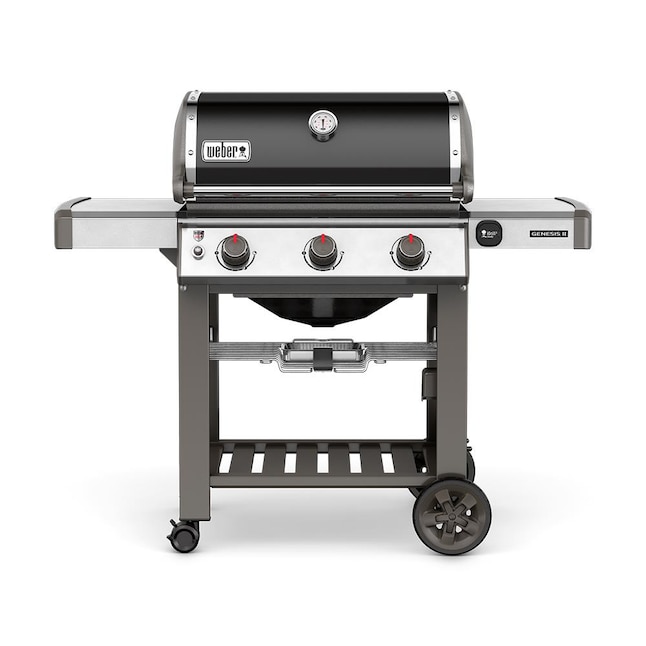 Weber 66010001 Genesis II E-310 Black 3-Burner Gas Grill