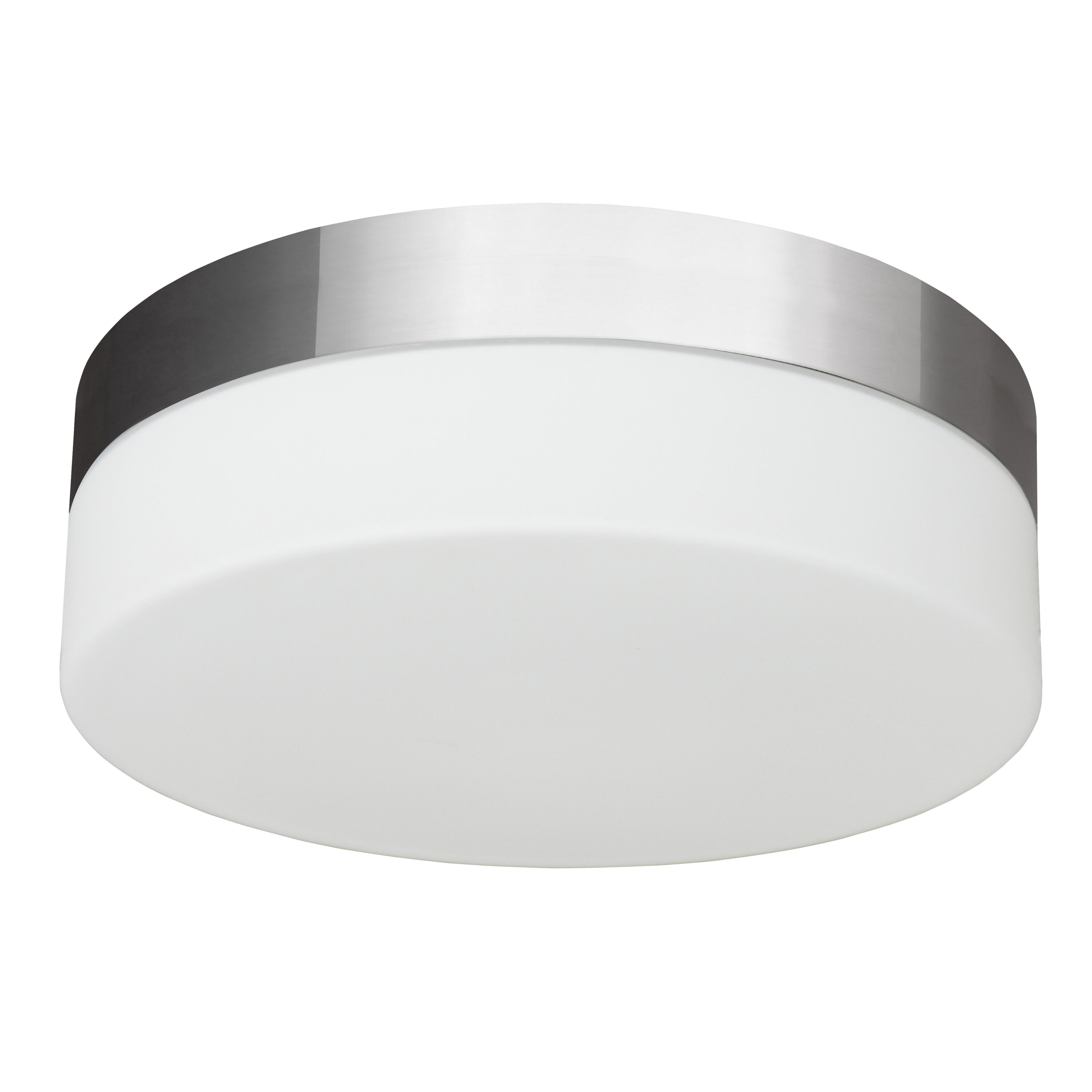 Whitfield Lighting Felix 2-Light Polished Chrome LED Flush Mount Light ...