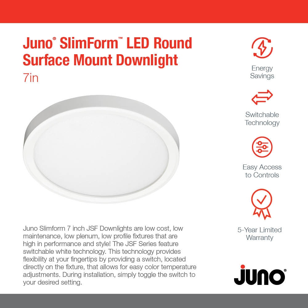Juno JSF7IN10LMSWW5WHM12 Led-Retrofit-Downlight - View #2