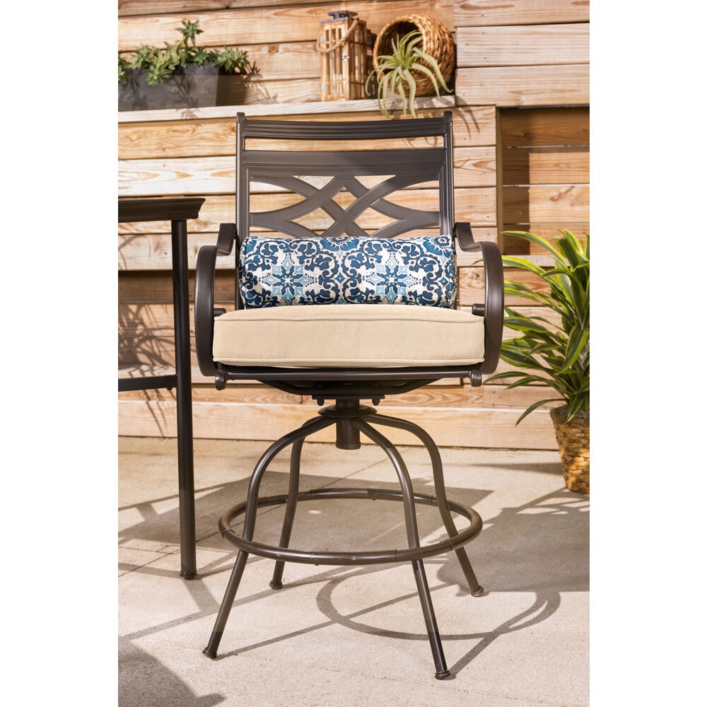 Hanover MCLRDN3PCBRSW2-TAN Patio-Dining-Sets - View #15
