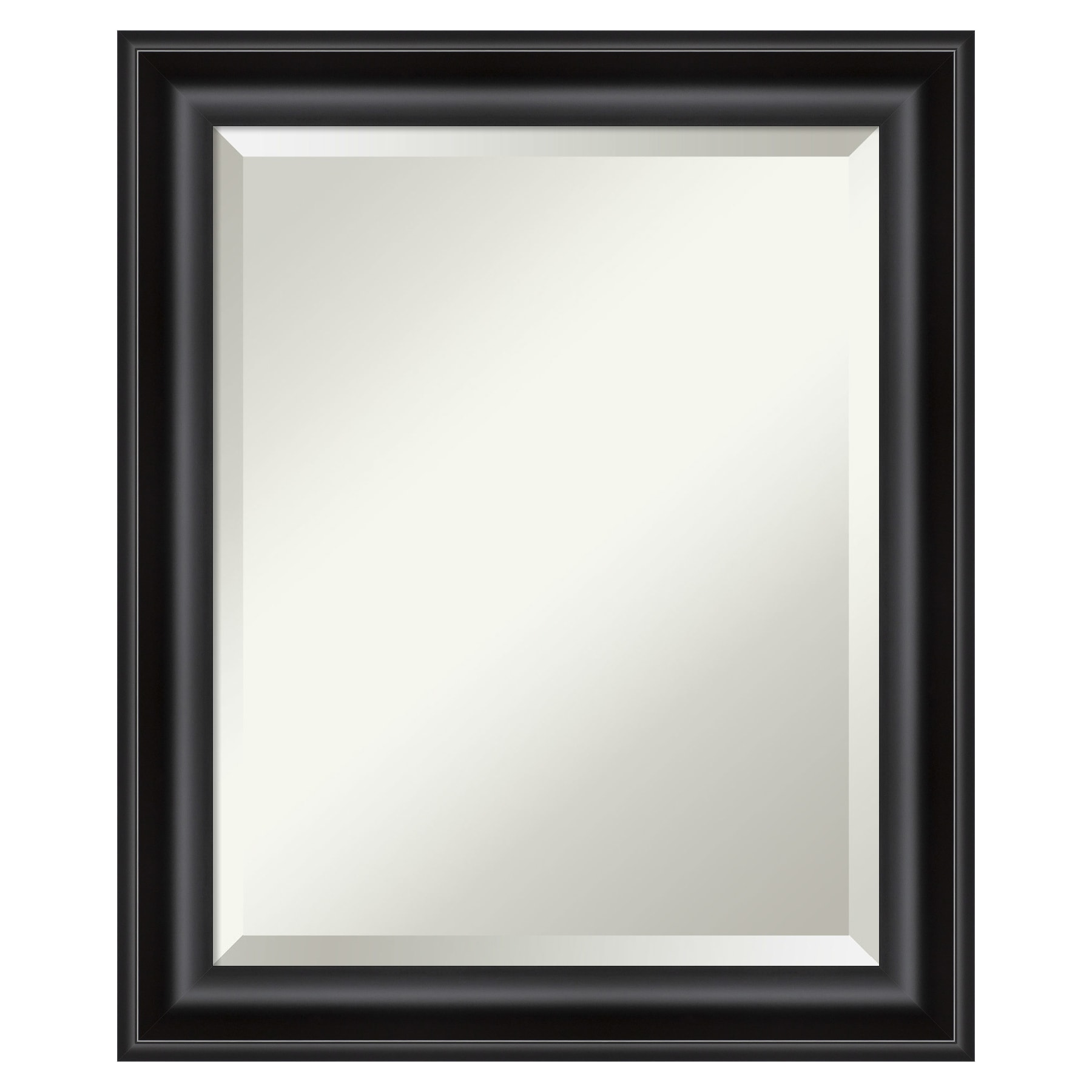 Amanti Art DSW4593057 Grand 19.88-Inches x 23.88-Inches Framed Rectangle Bathroom Vanity Mirror ( Distressed Black )