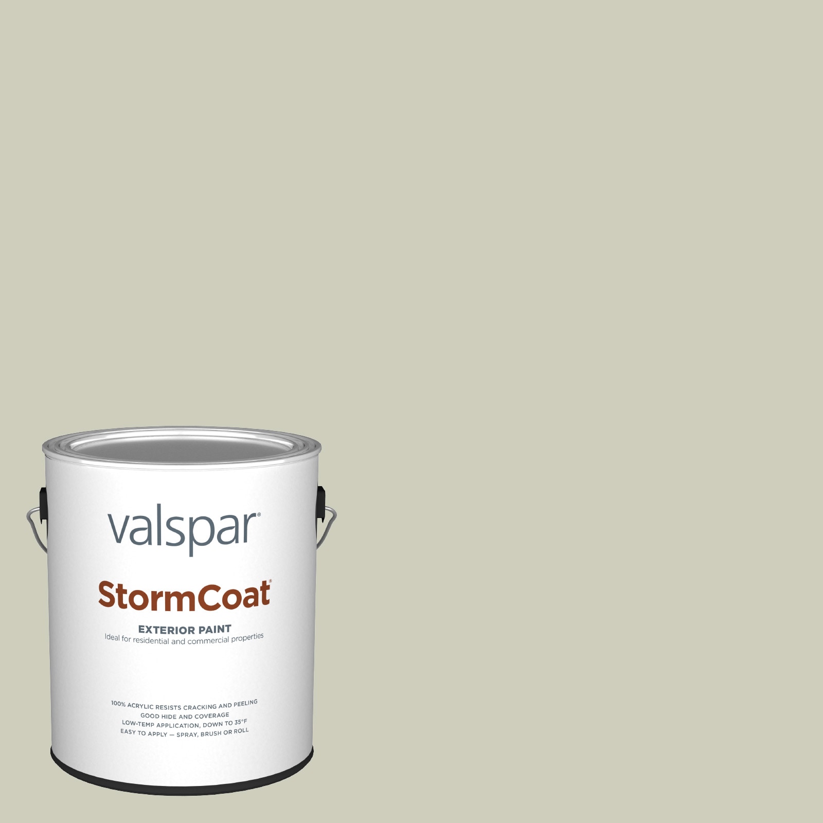 Valspar HGSW3247-147491 Storm Coat Semi-gloss Liveable Green HGSW6176 Latex Exterior ( 1-gallon )