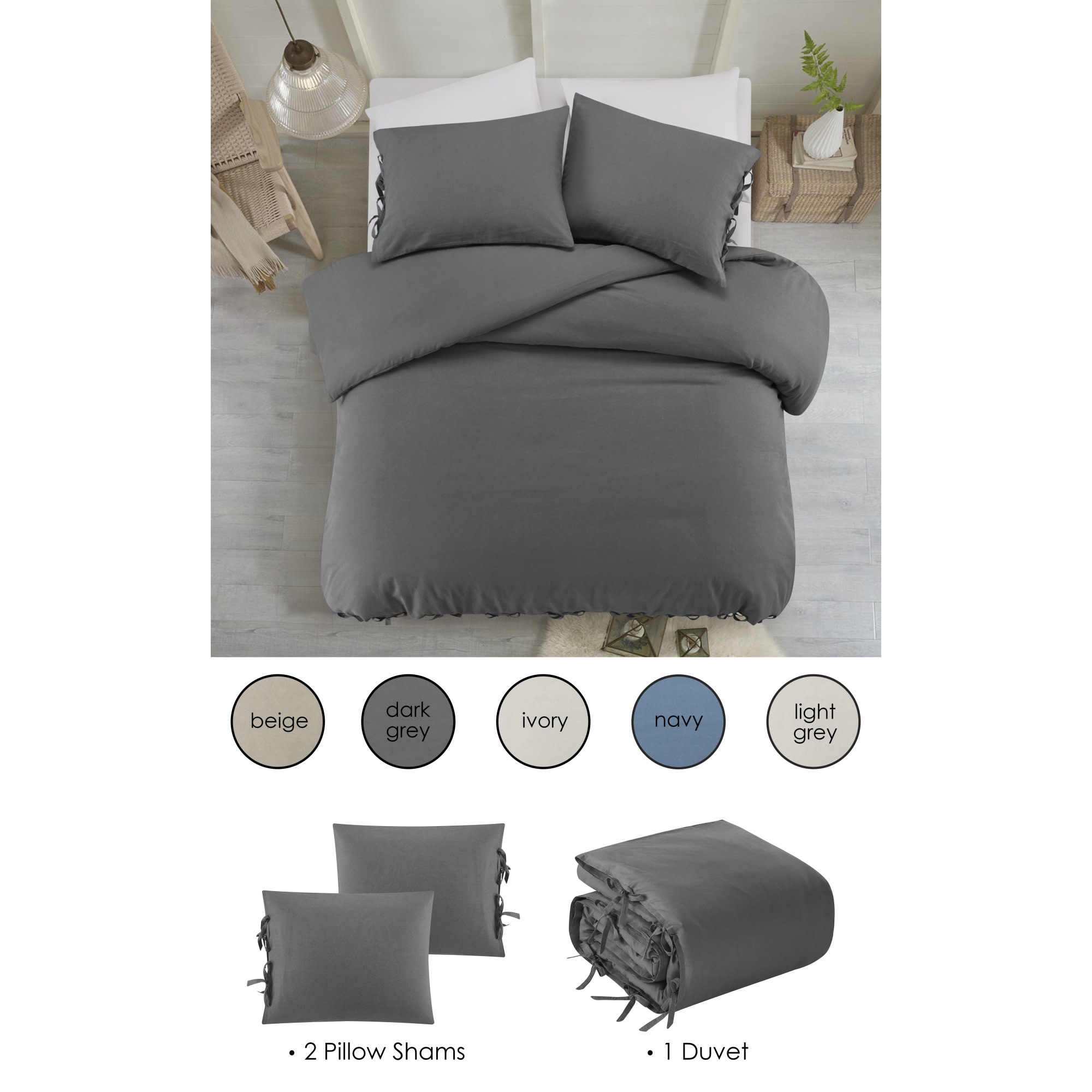 Grace Living GDS358-31DGK-LS Comforters-And-Bedspreads - View #3