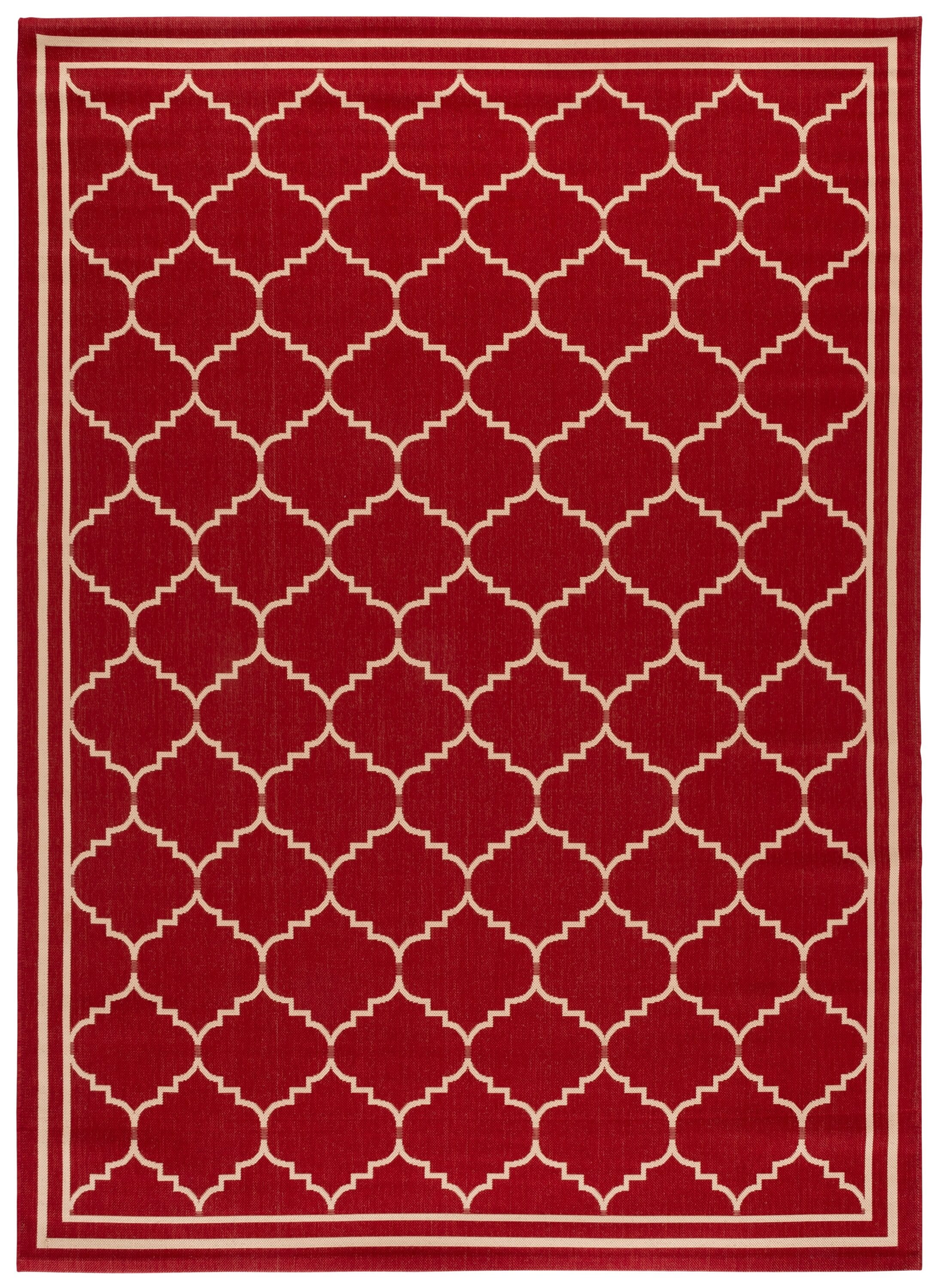 Safavieh - Courtyard 6889-248 Red Beige 9 X 12 Area Rug